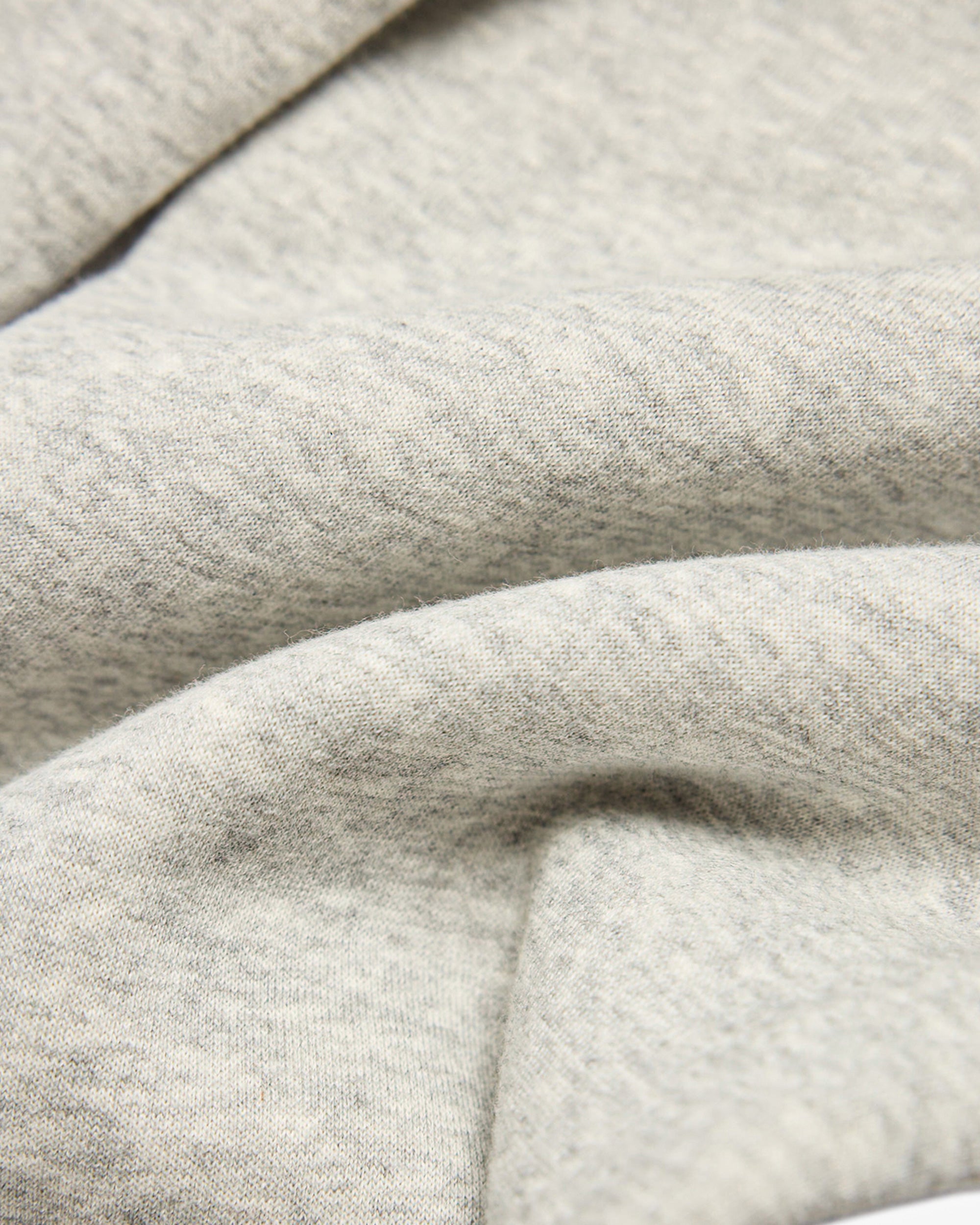 Chain Stitch Sweats - White Marle