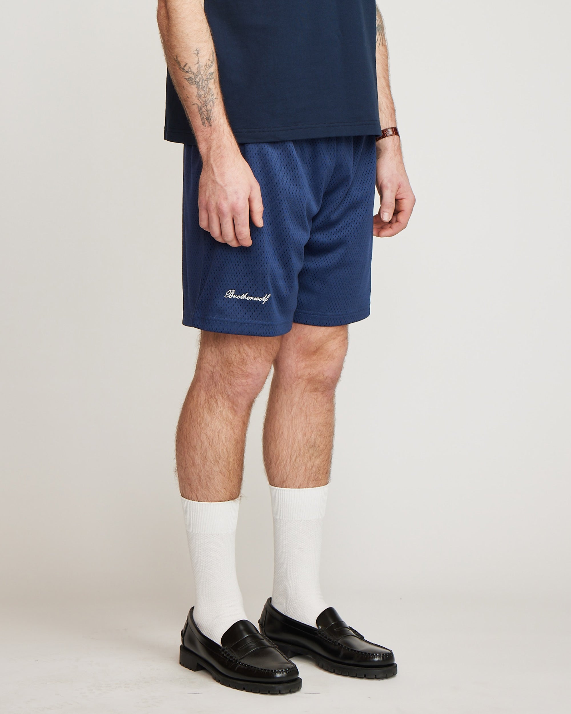 Mesh Shorts - Navy