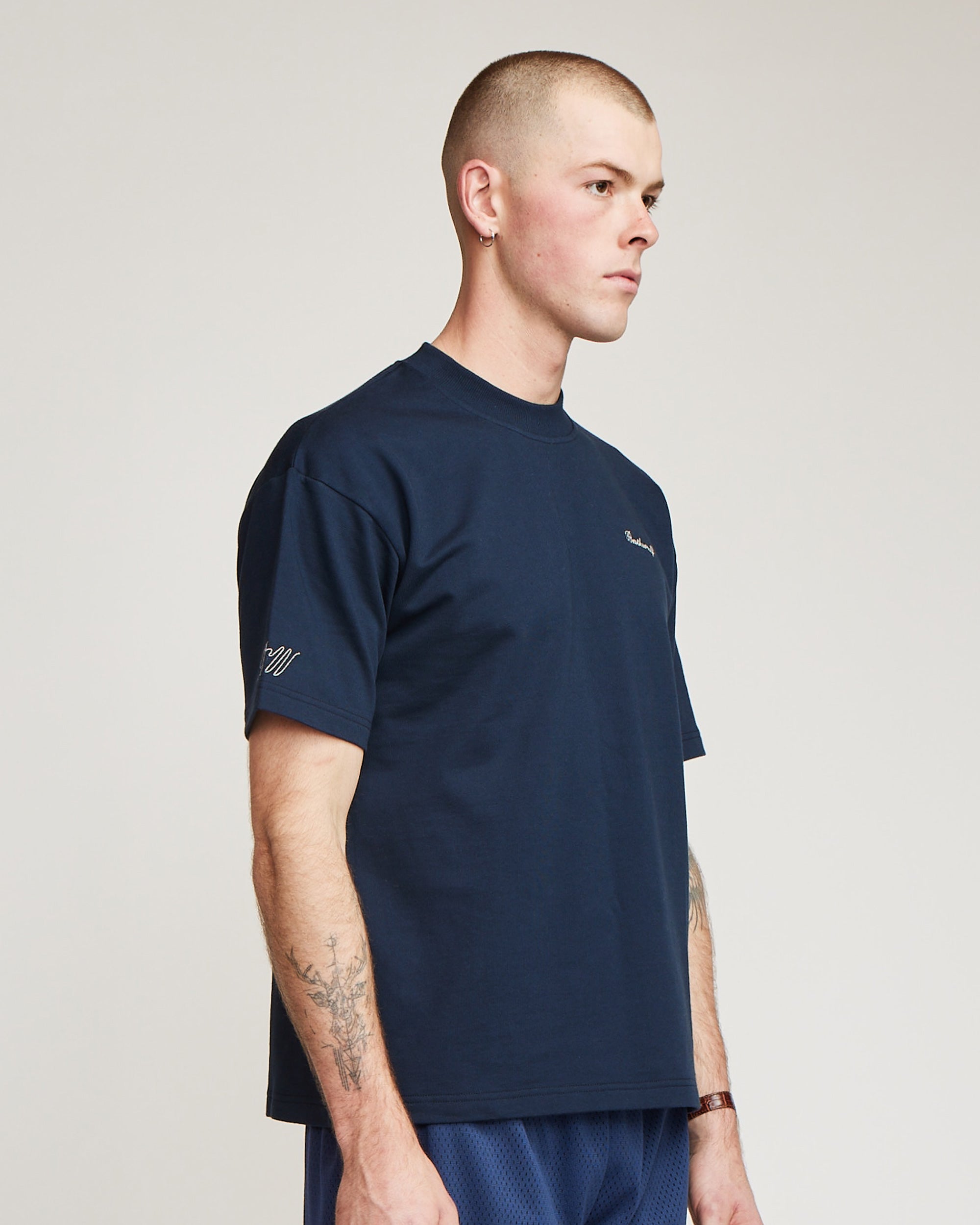 Quality Goods Tee - Navy