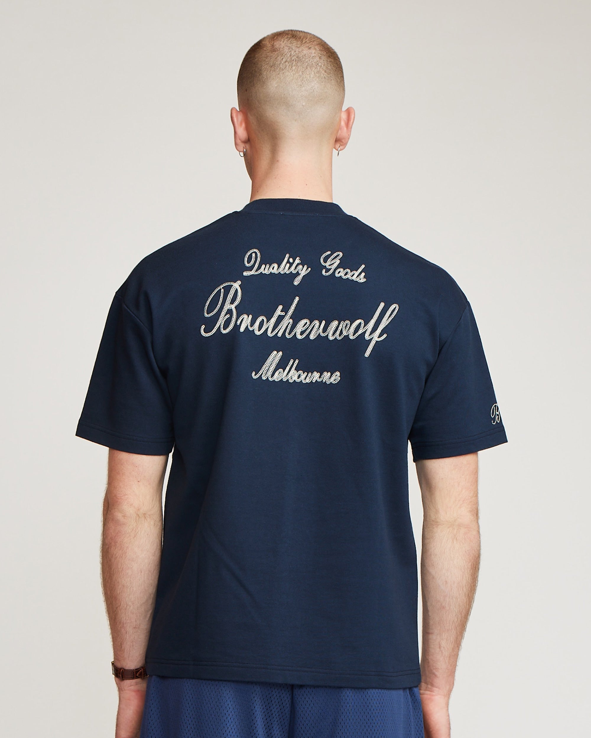 Quality Goods Tee - Navy