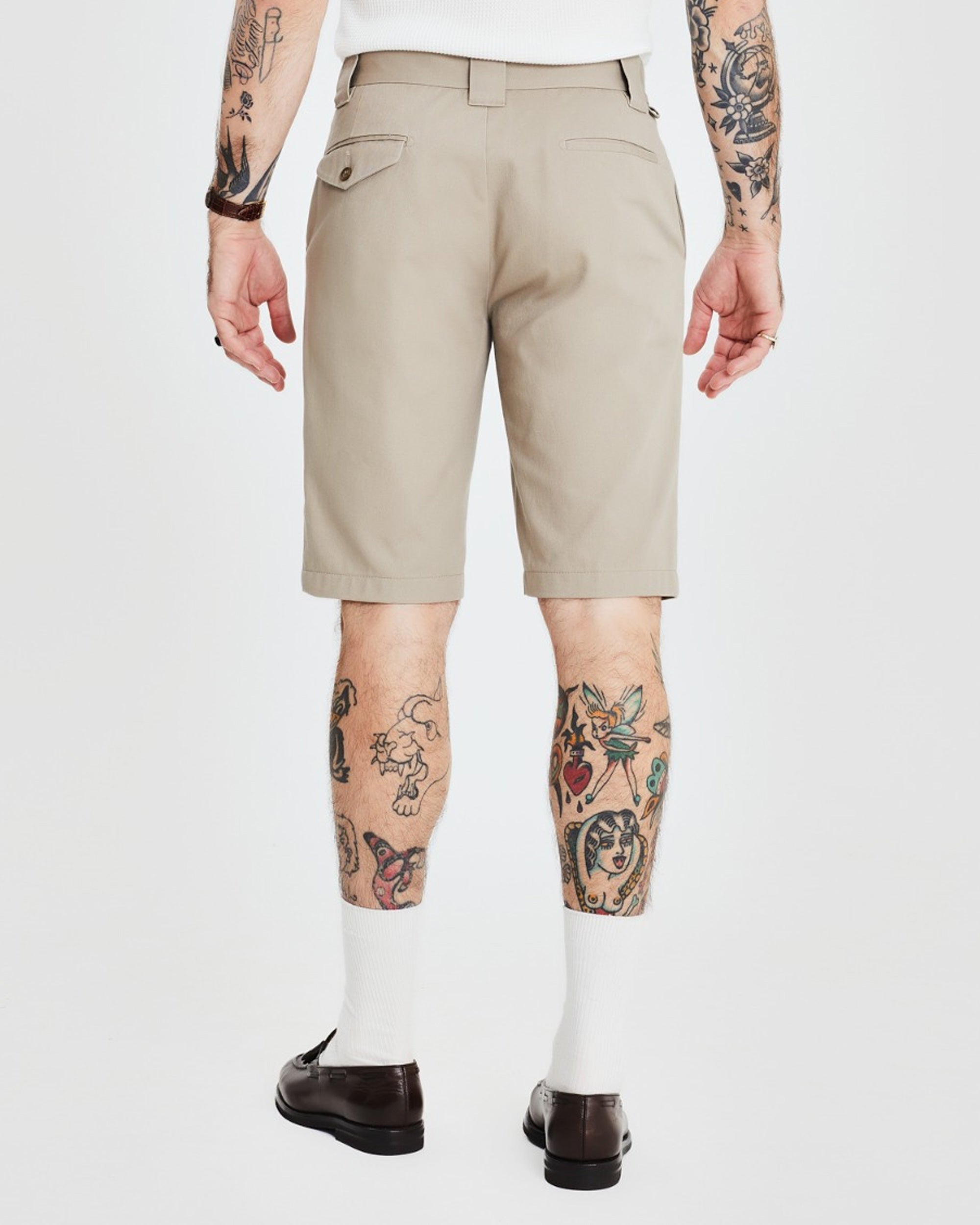 Work Chino Short - Beige