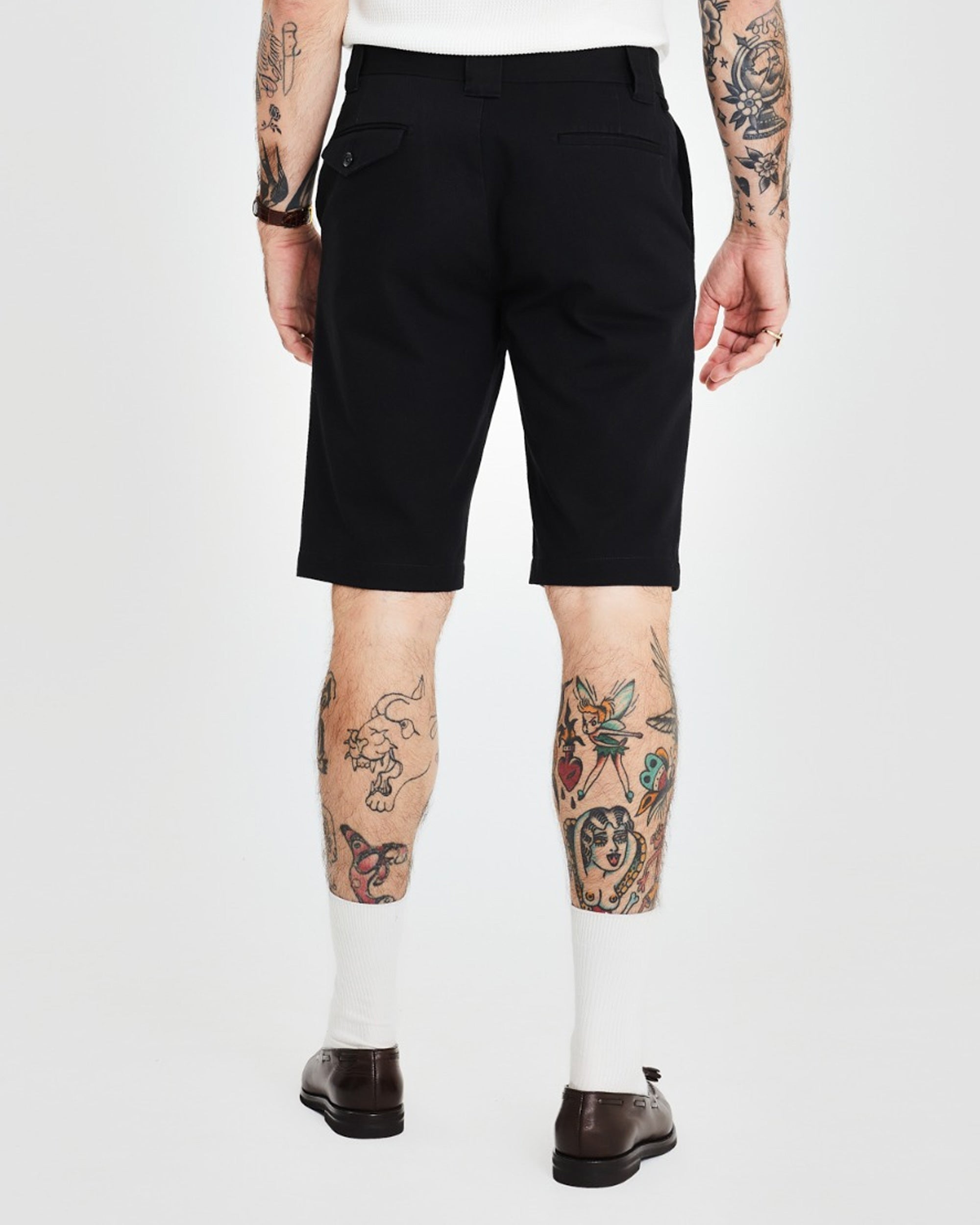 Work Chino Short - Black