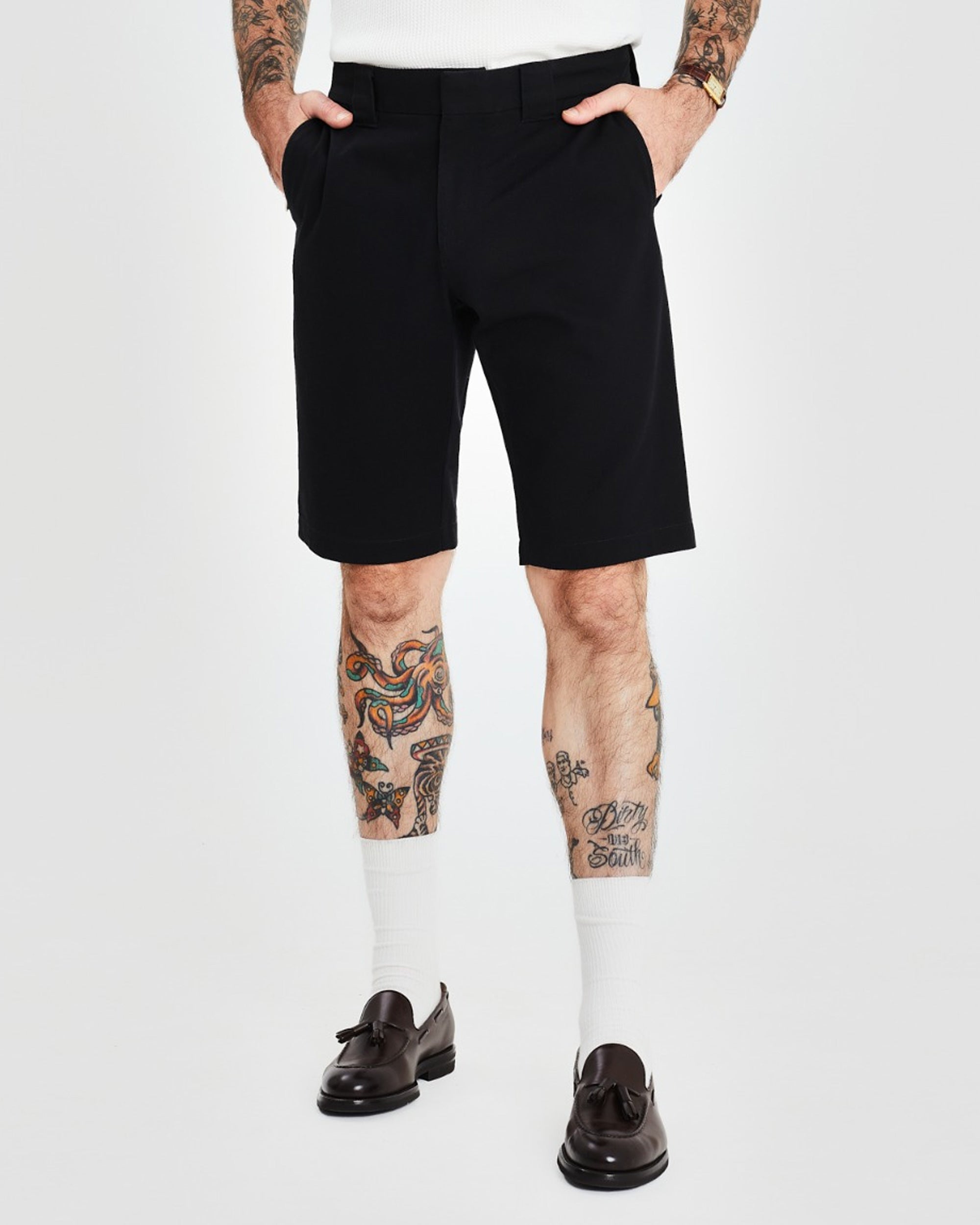 Work Chino Short - Black