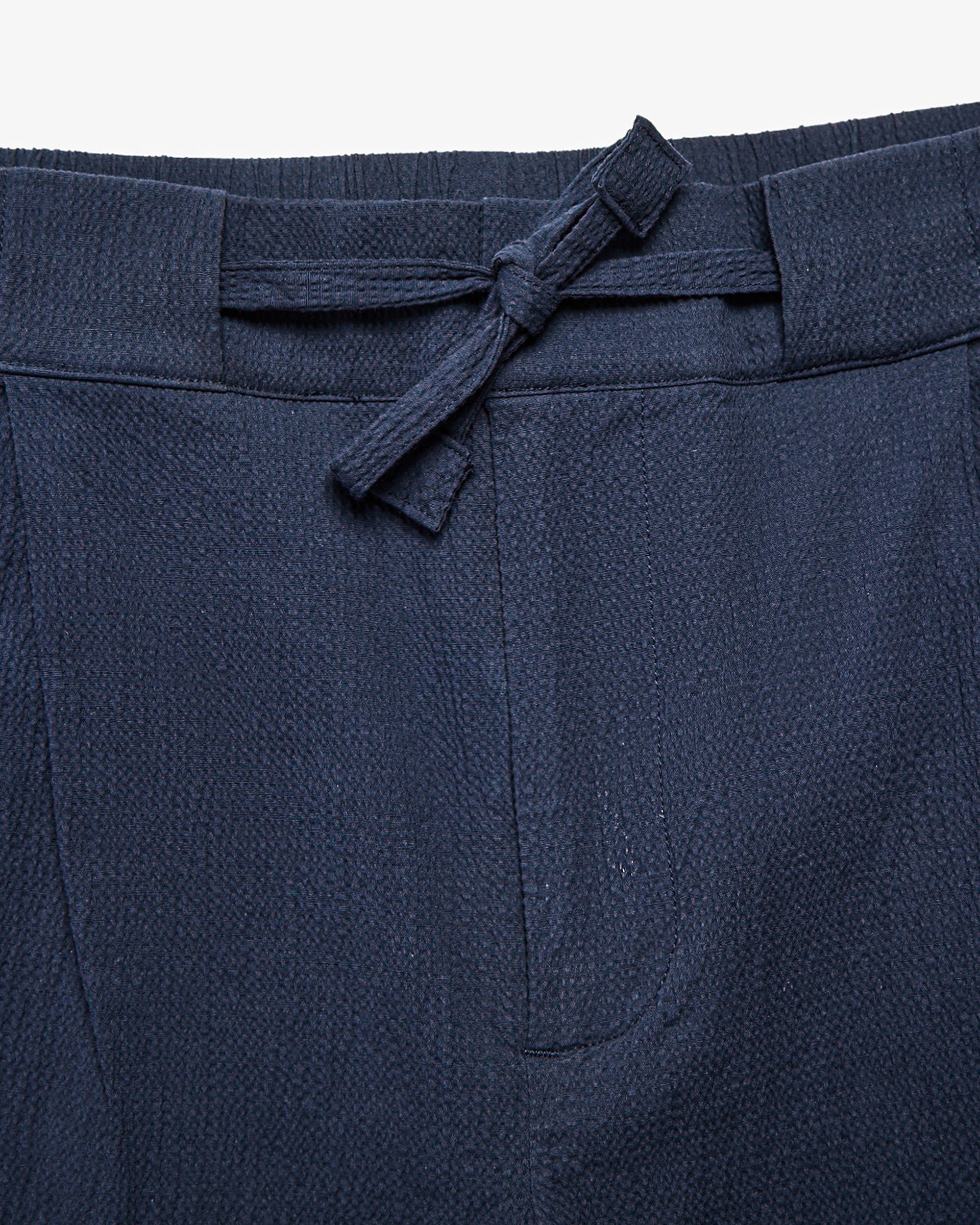 Seersucker Shorts - Navy