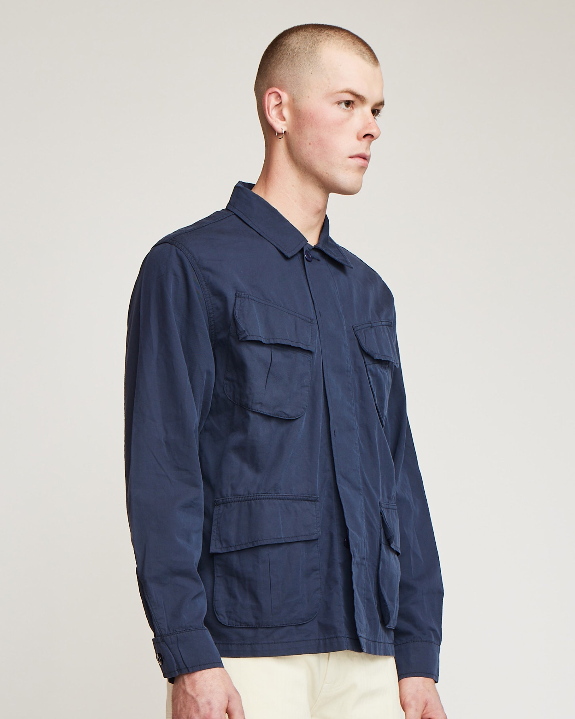 Utility Jacket - Navy Blue
