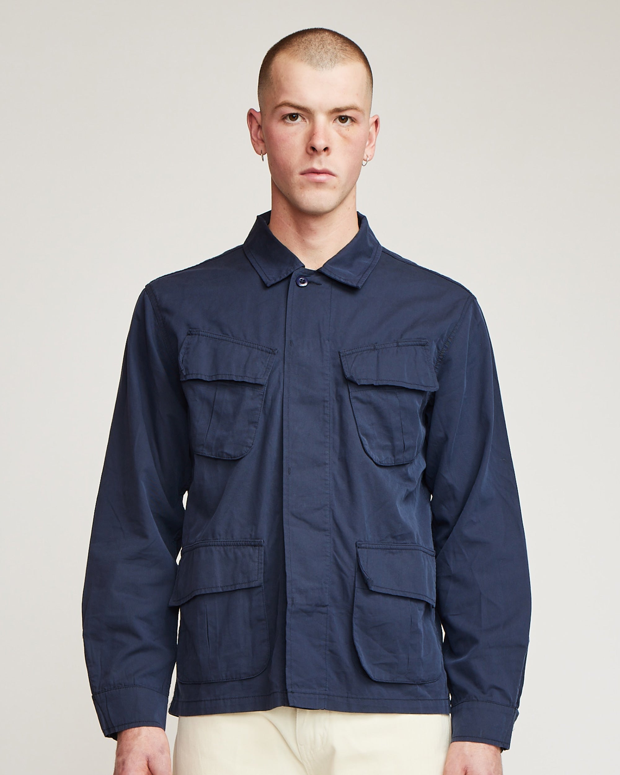 Utility Jacket - Navy Blue