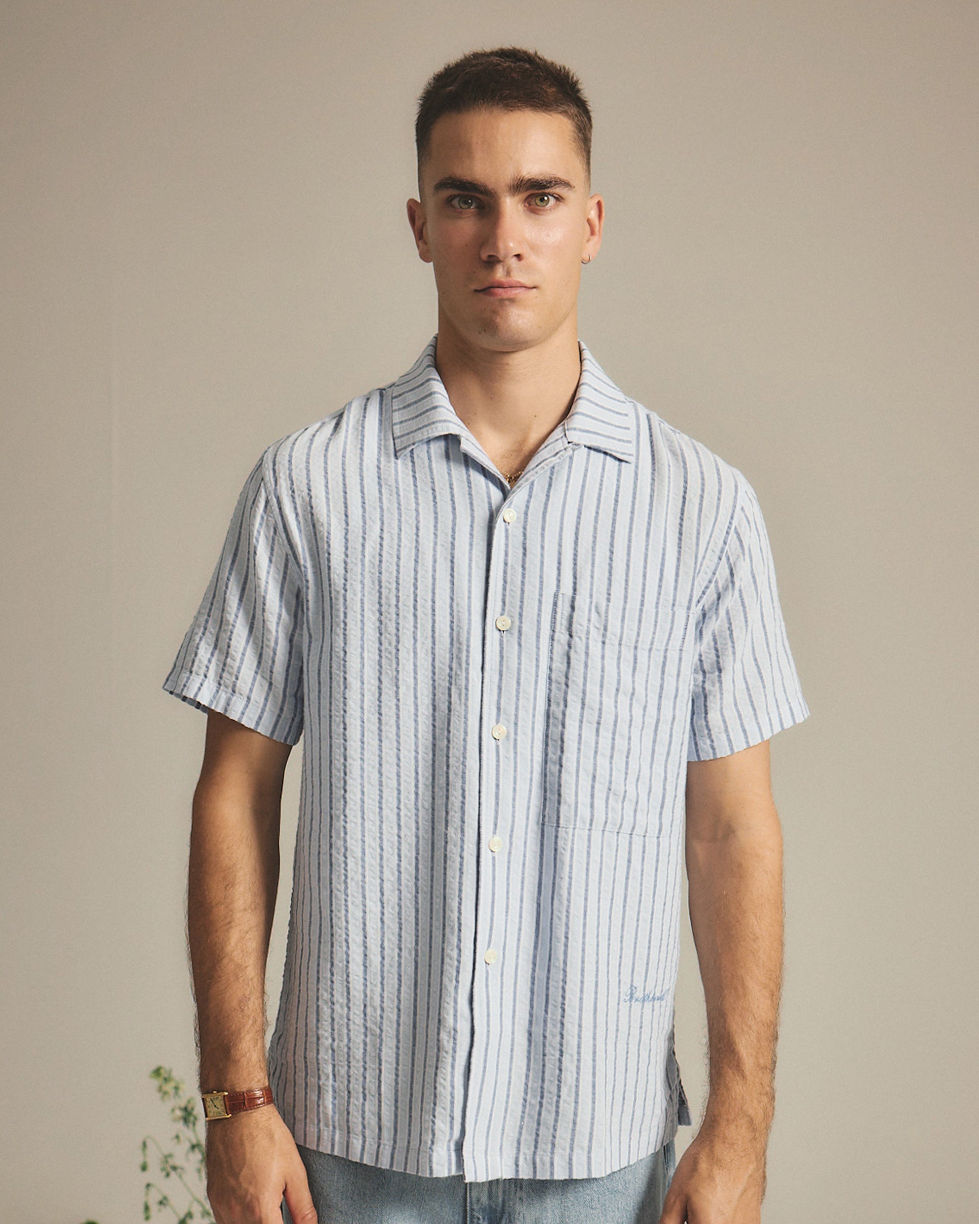 Capri S/S Shirt - Light Blue