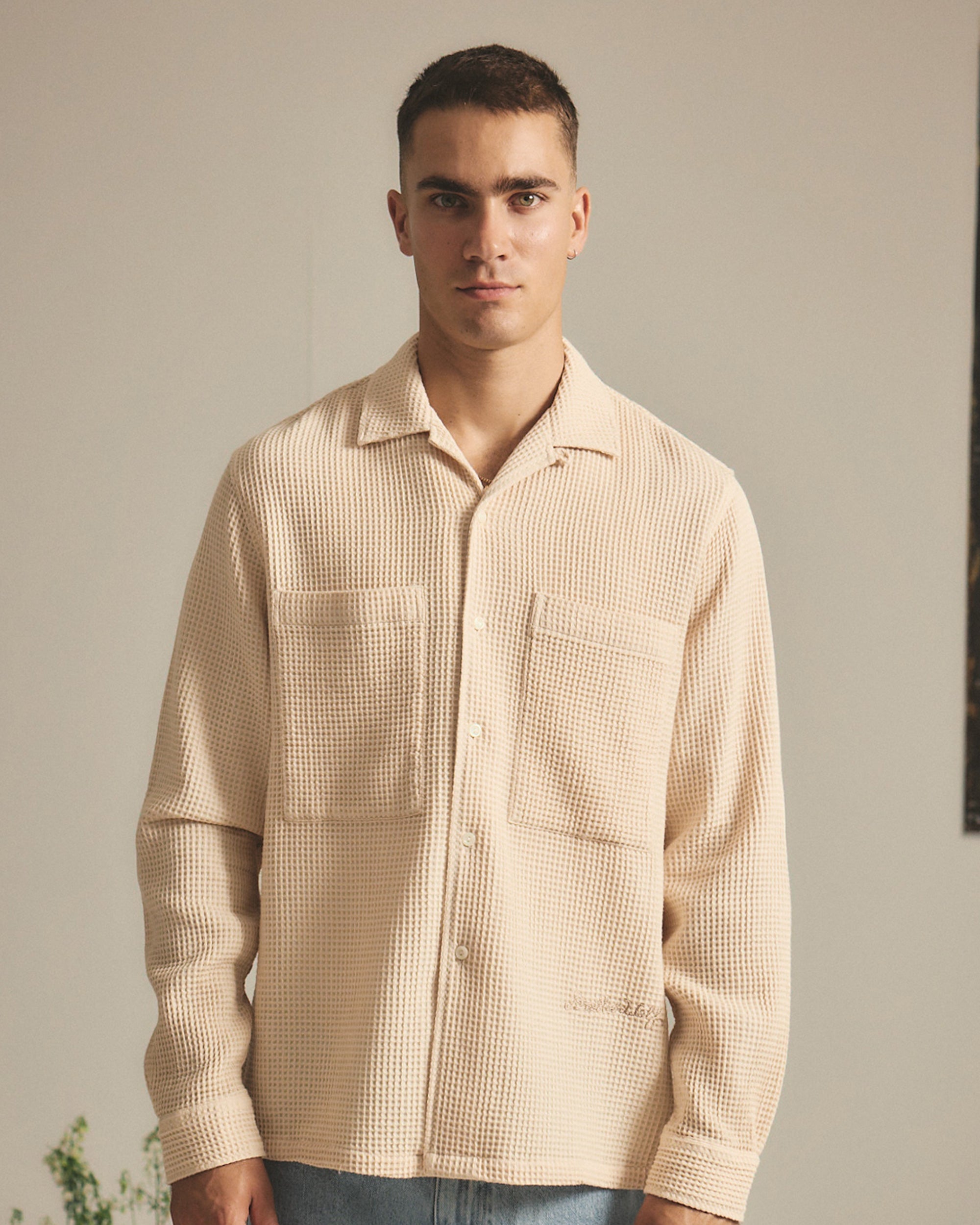 Buckley L/S Shirt - Cream