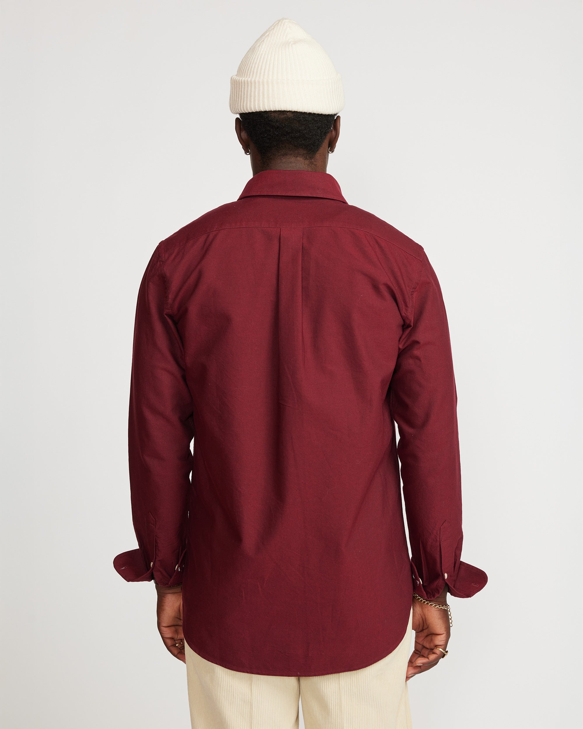 Field Shirt - Burgundy (With Flag Motif Emb)