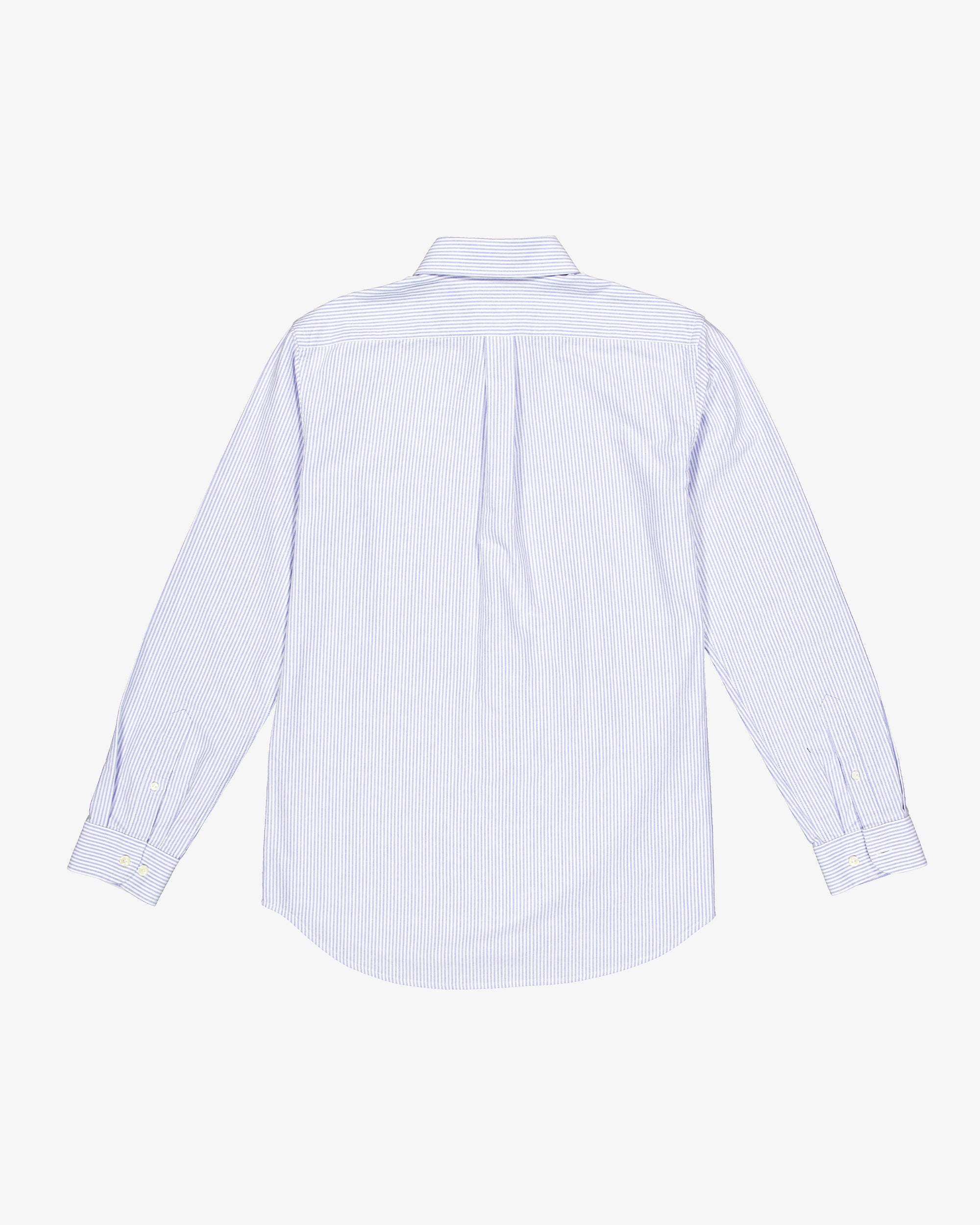 Button down (stripes) - Light Blue