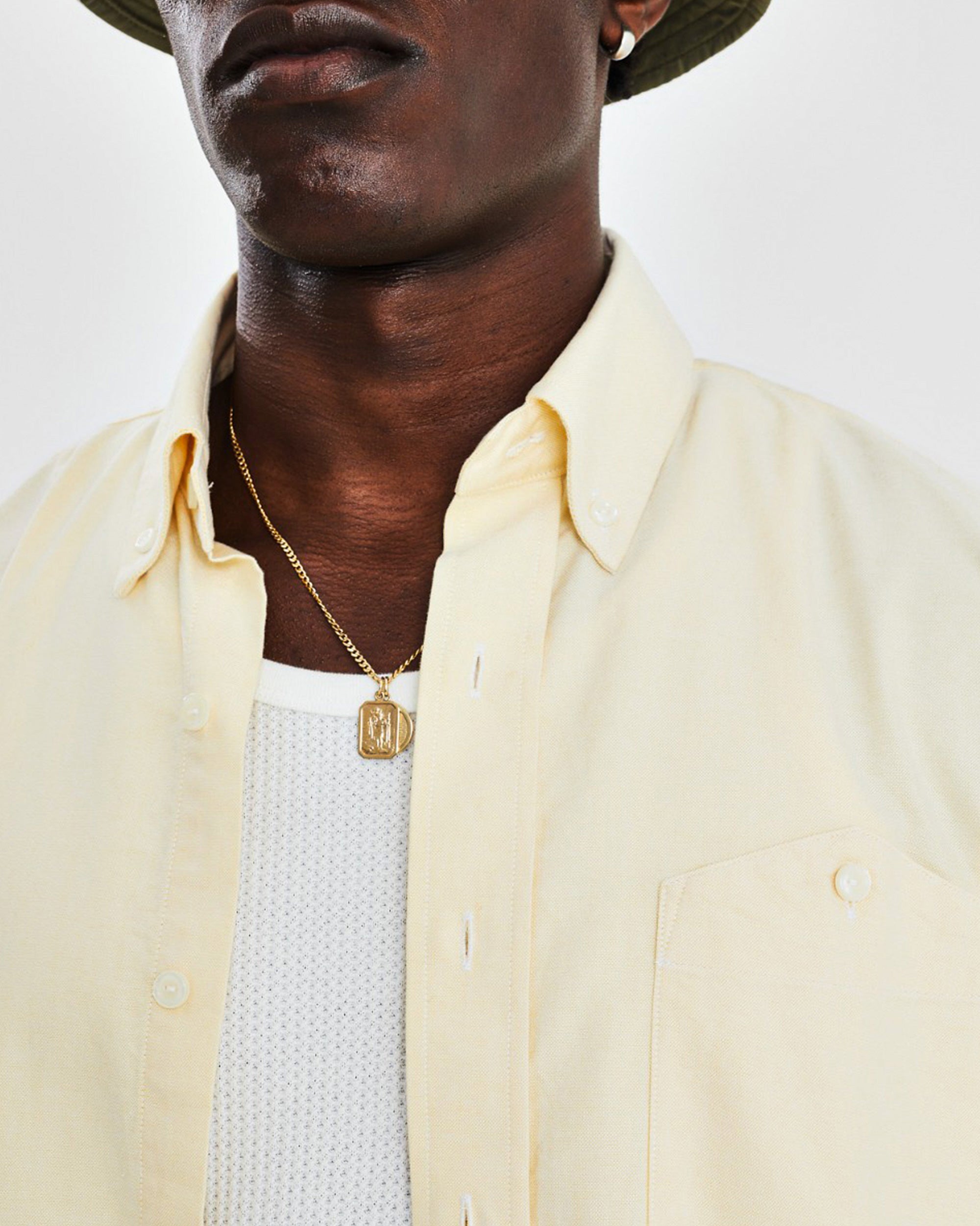 Button down - Yellow