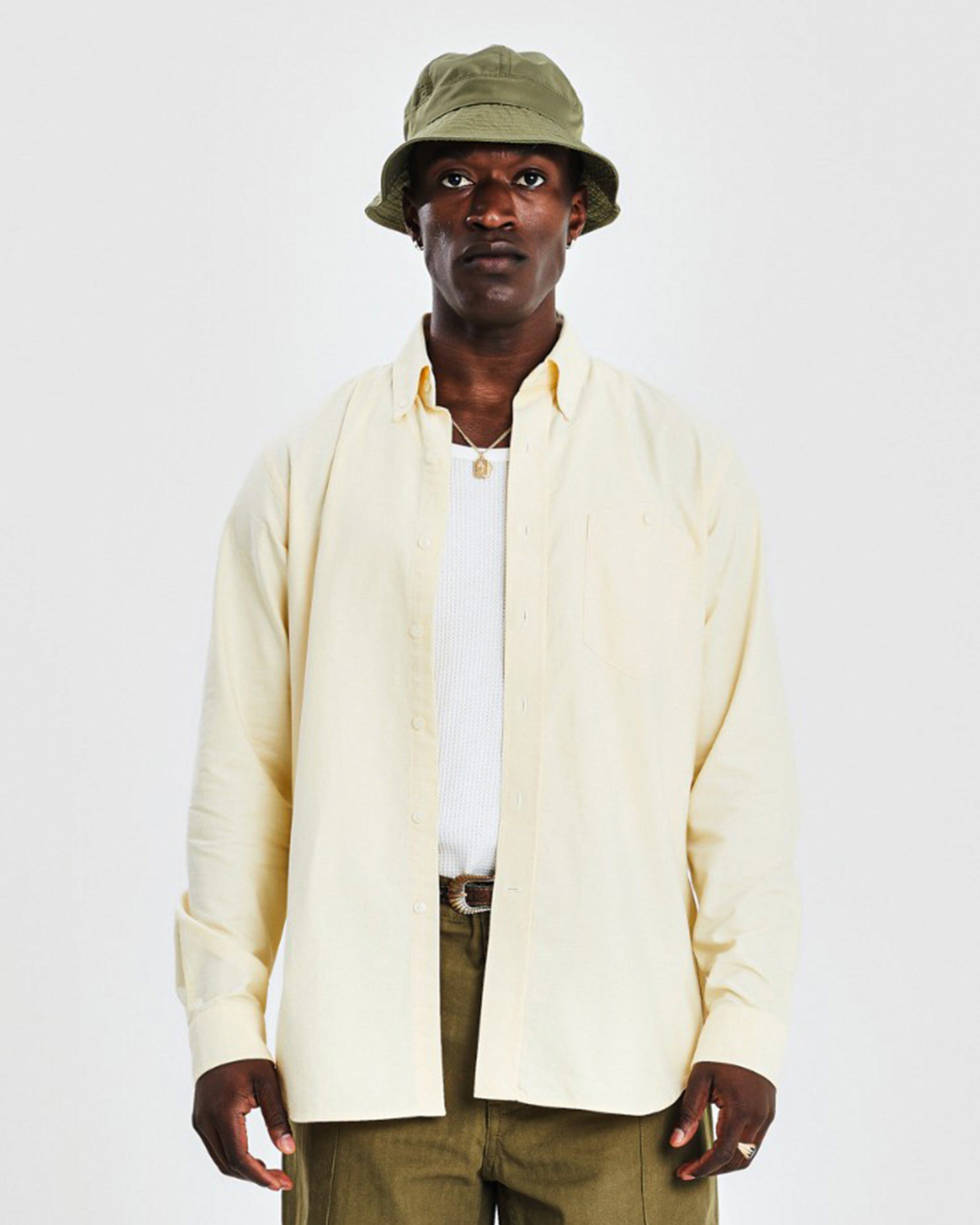 Button down - Yellow