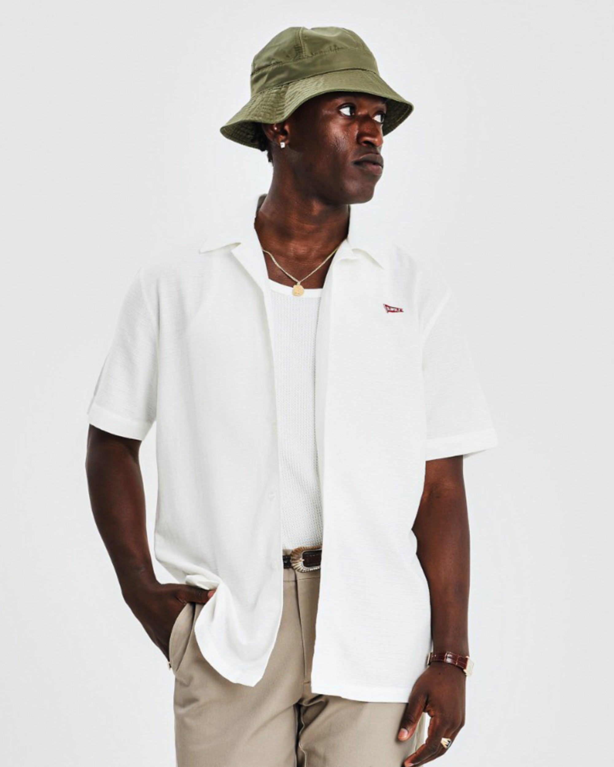 Oxford short sleeve shirt - White