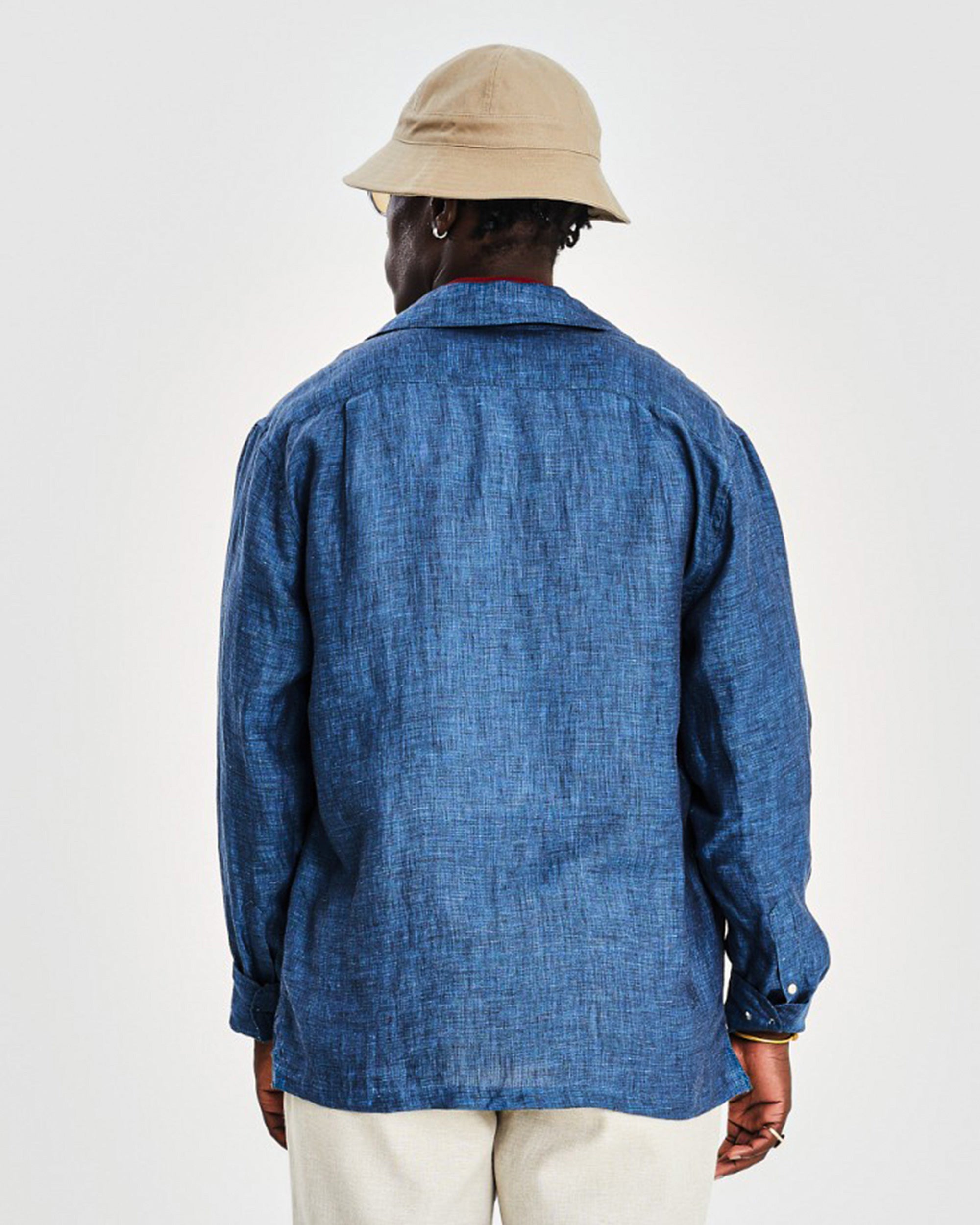 Cuban long sleeve - Dark Blue