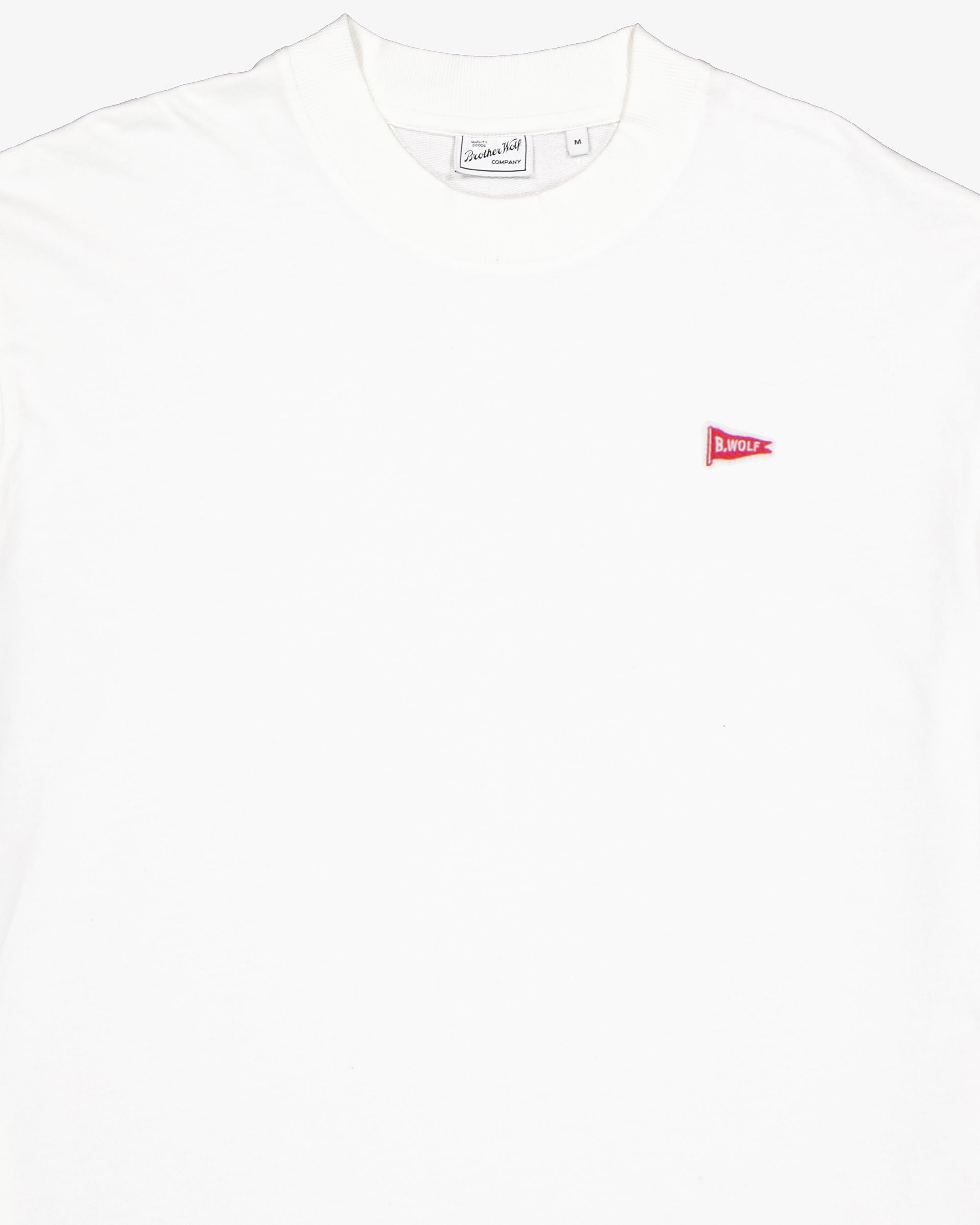 Flag Motif Tee - White