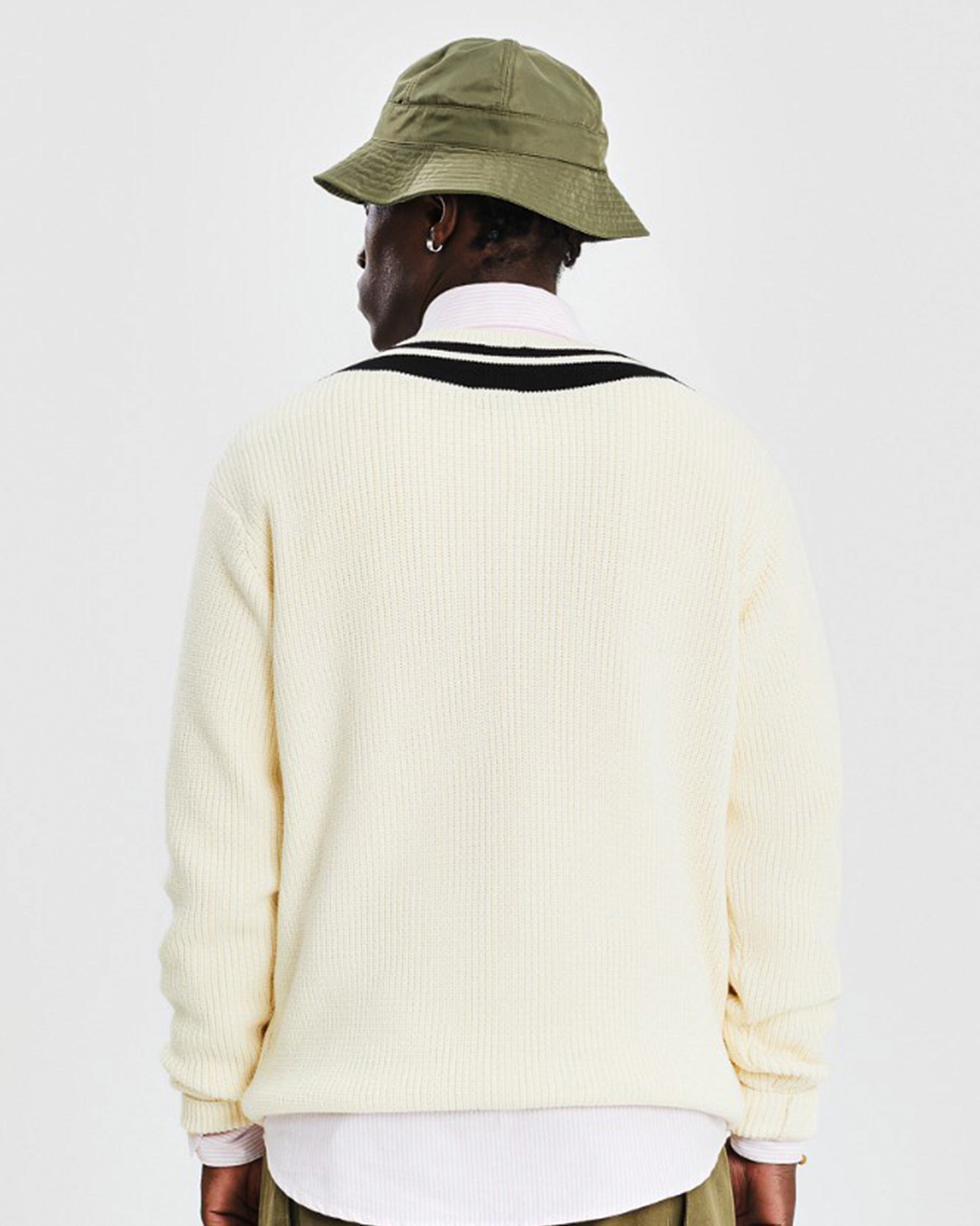 Cricket Sweater - White