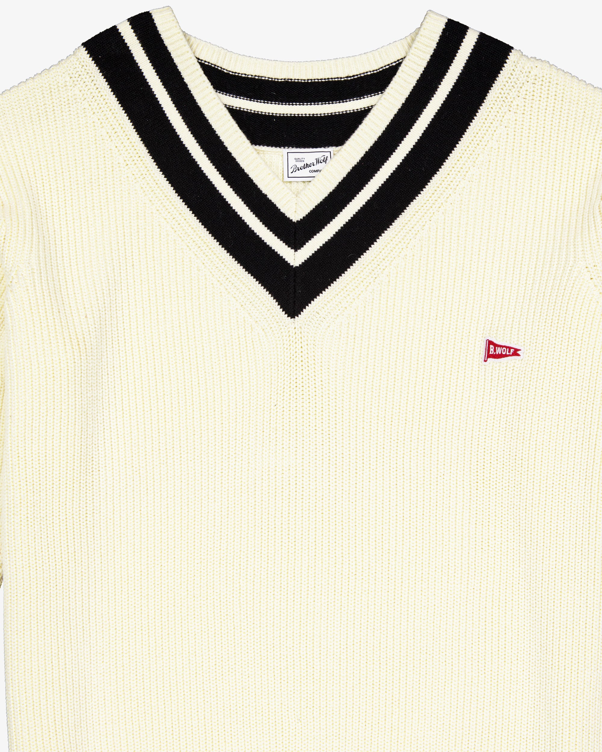 Cricket Sweater - White