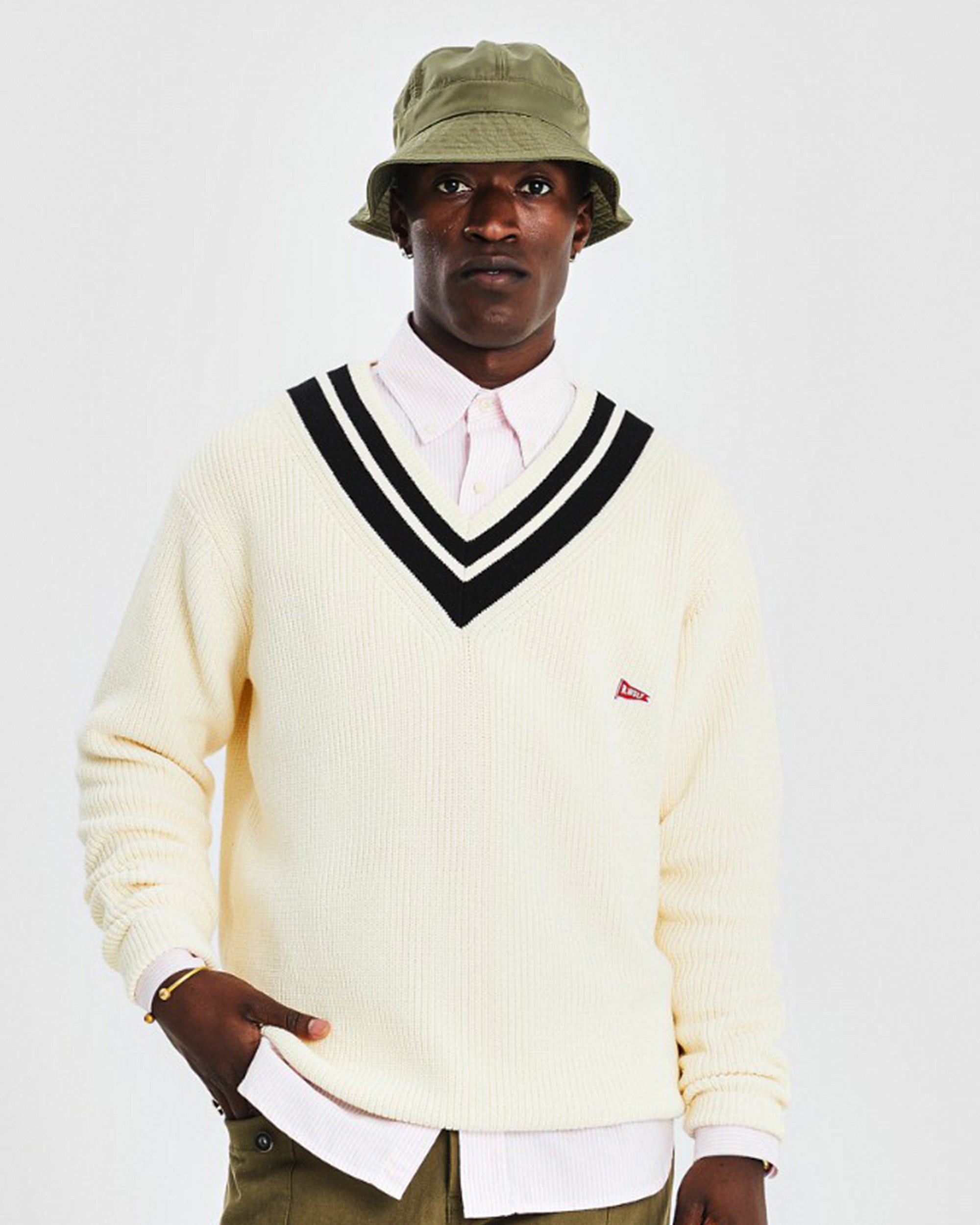 Cricket Sweater - White