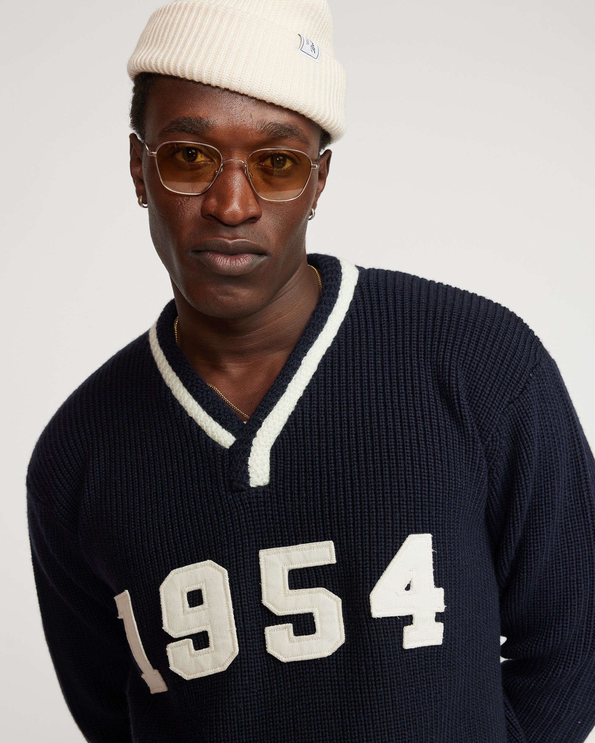 1954 Varsity knit - Navy