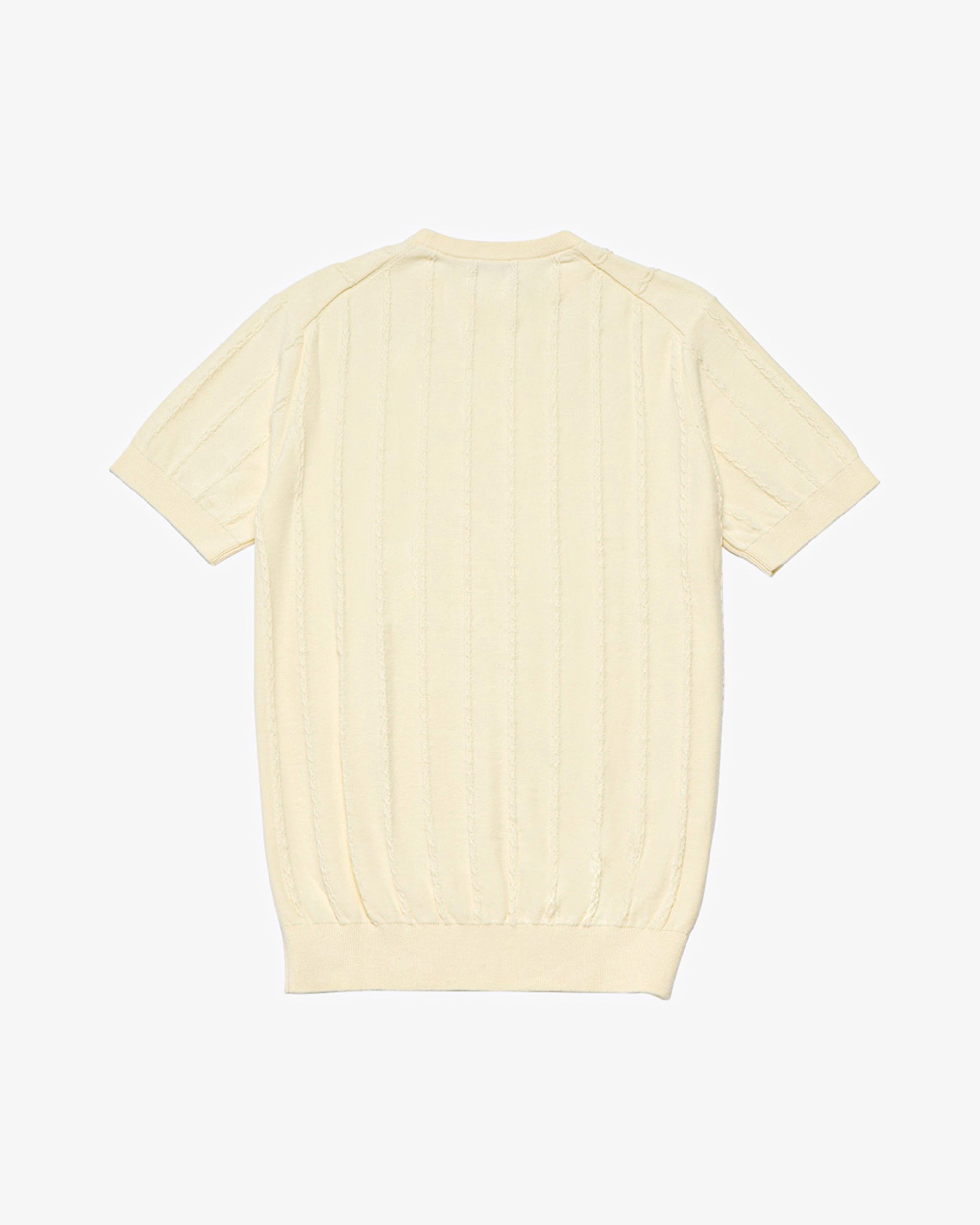 Cable Tee - Off White