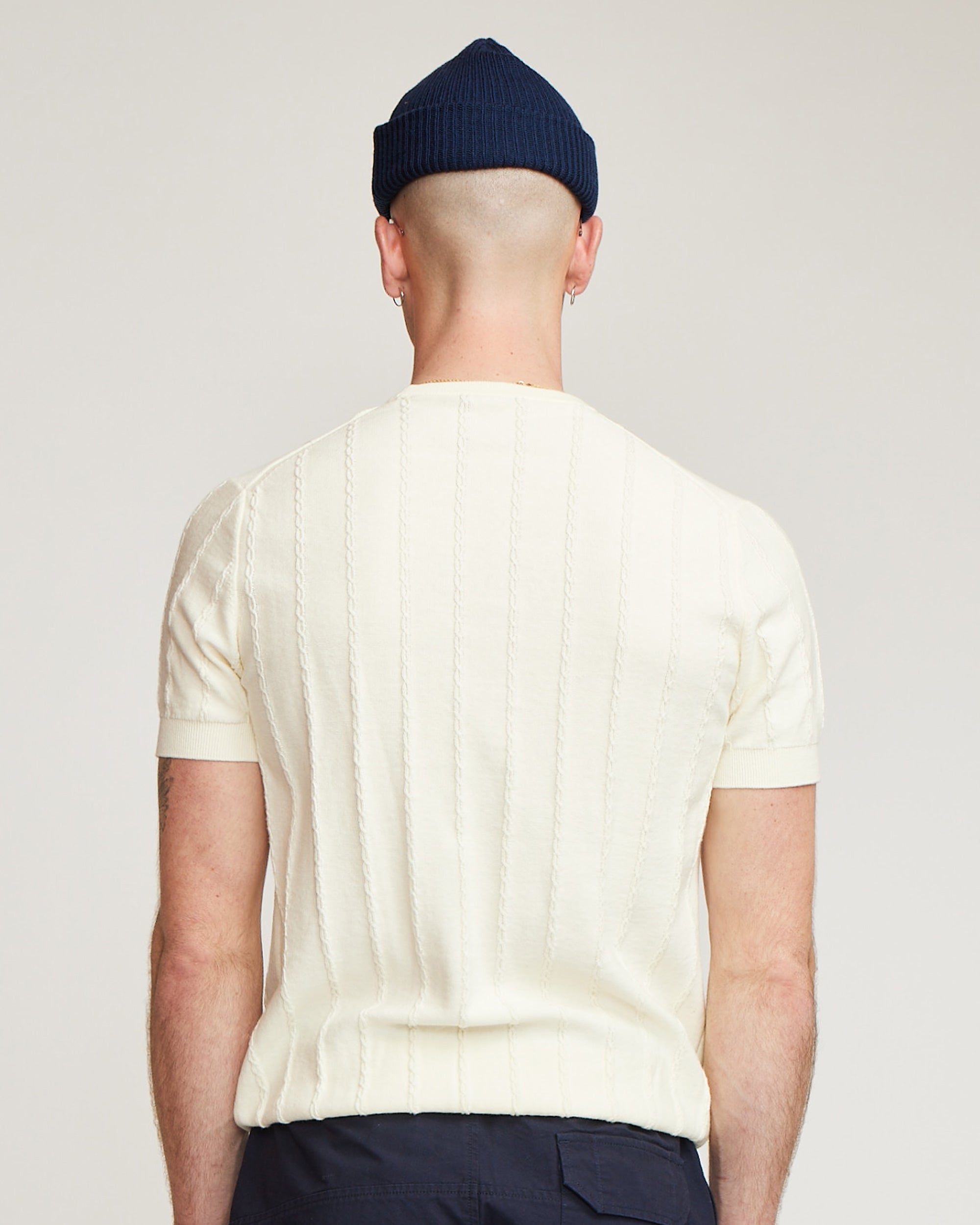 Cable Tee - Off White