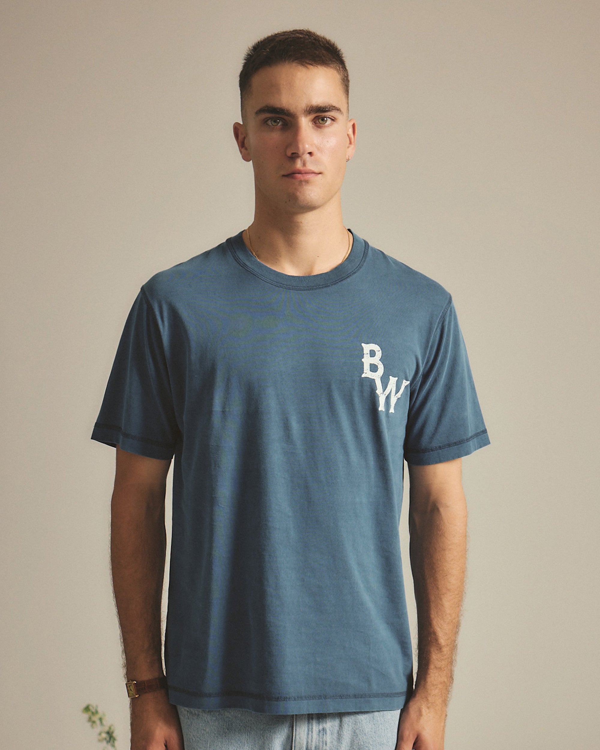BW Tee - Blue