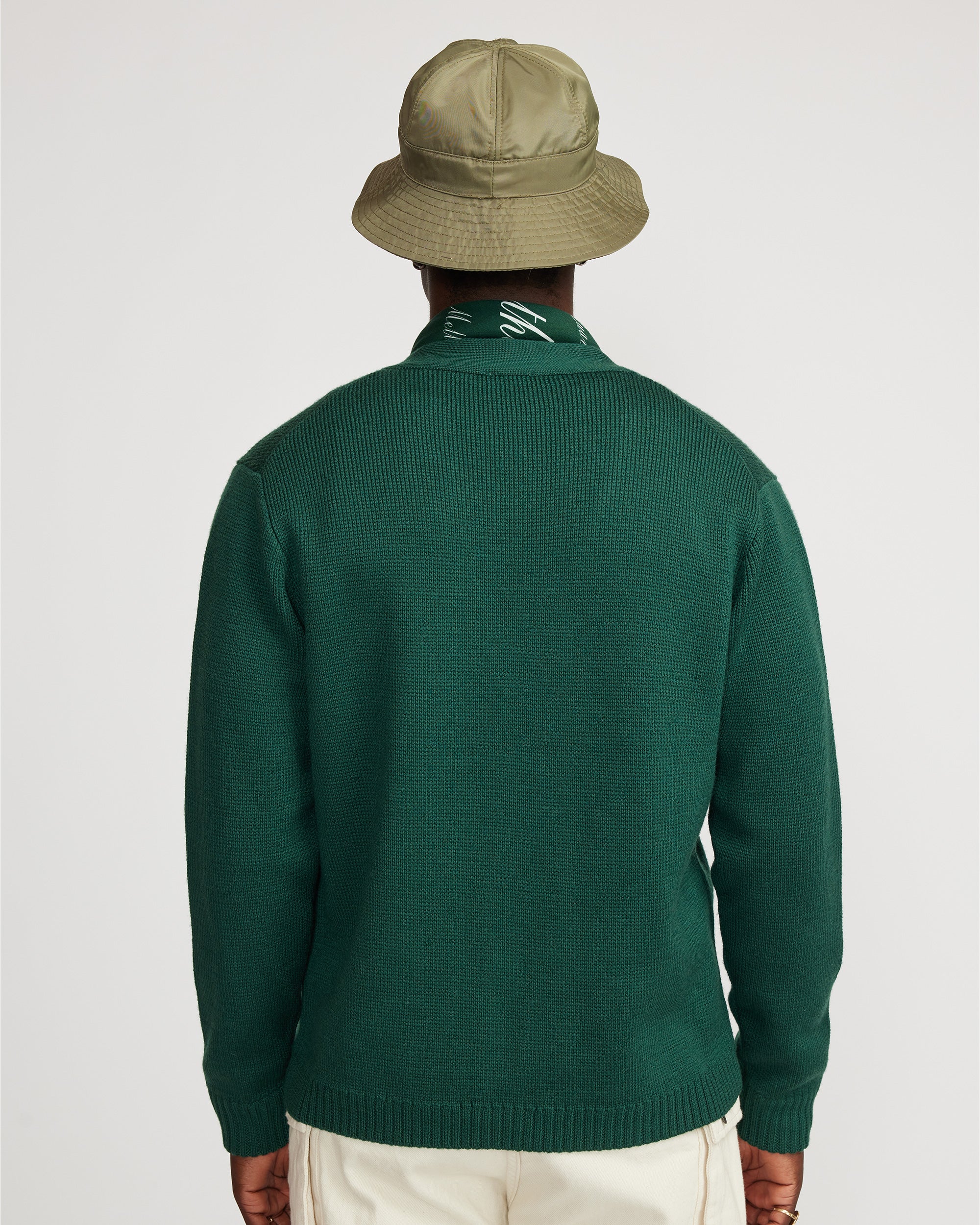 College cardigan - Green