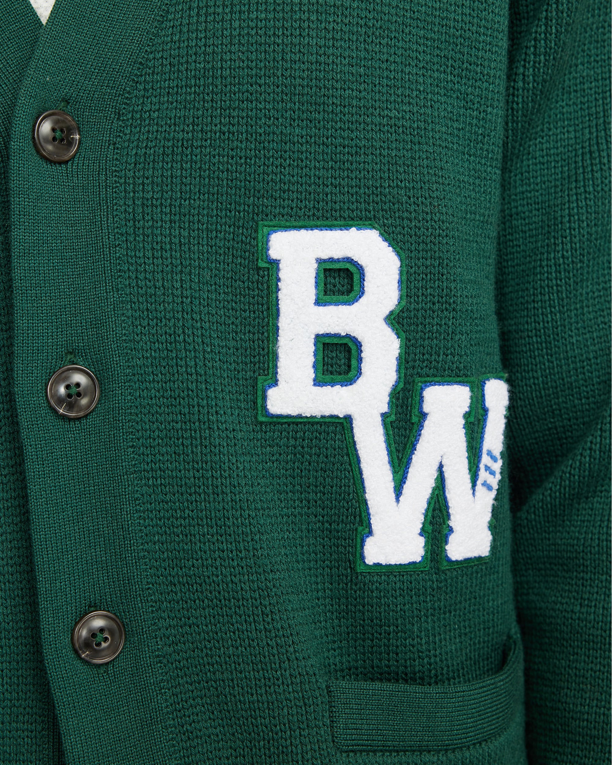 College cardigan - Green