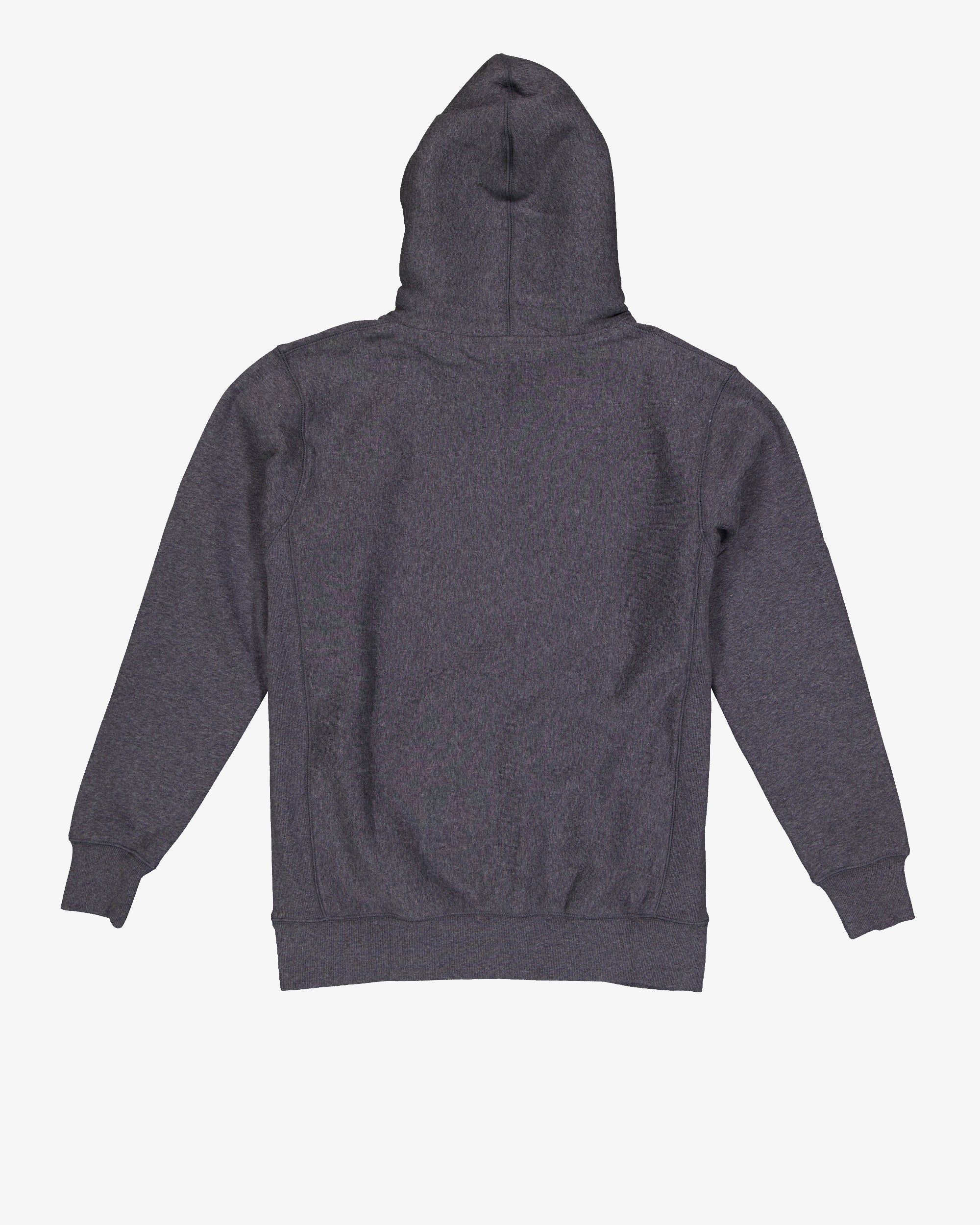 Flag Motif Hood - Charcoal Marle