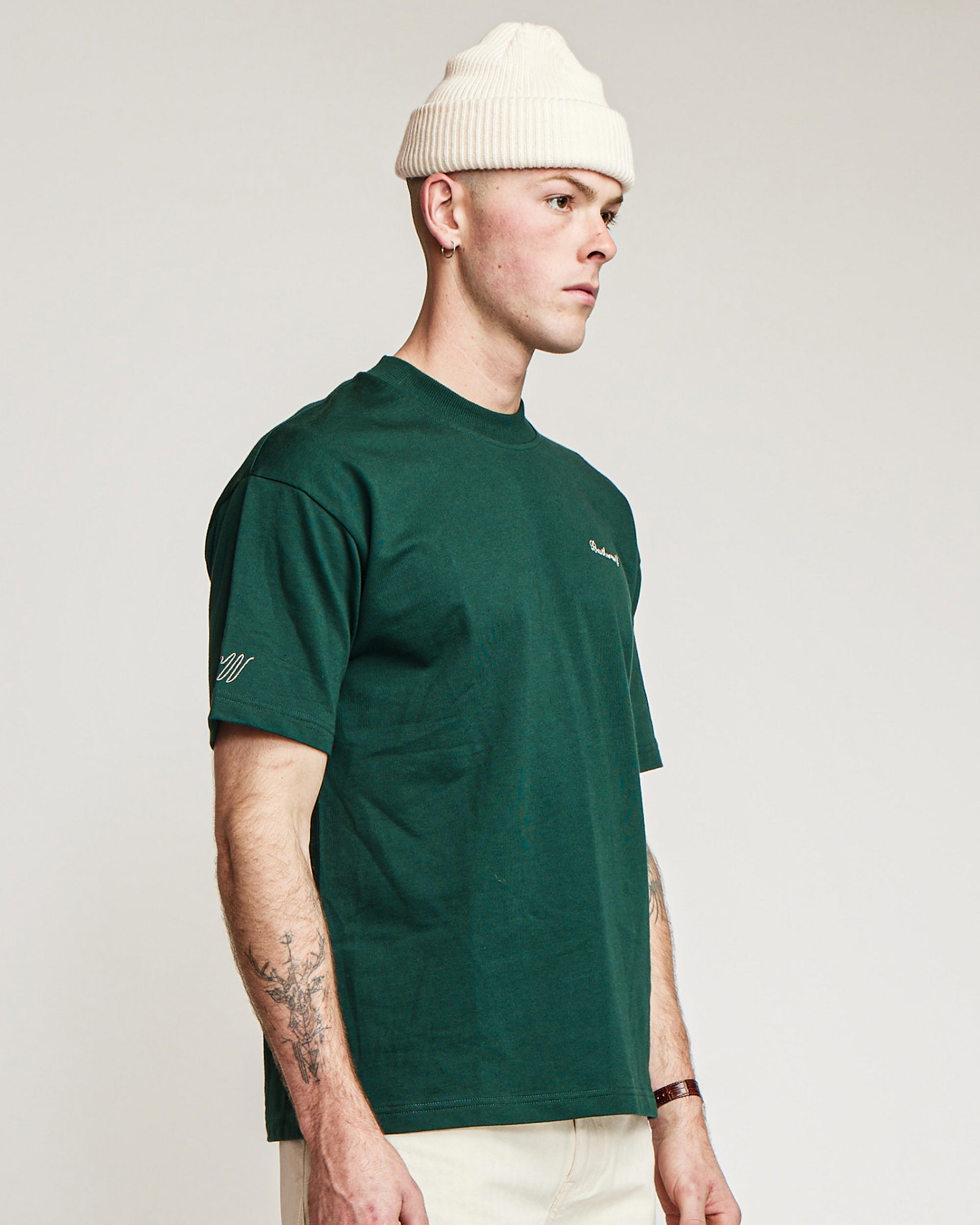 Quality Goods Tee - Bottle Green