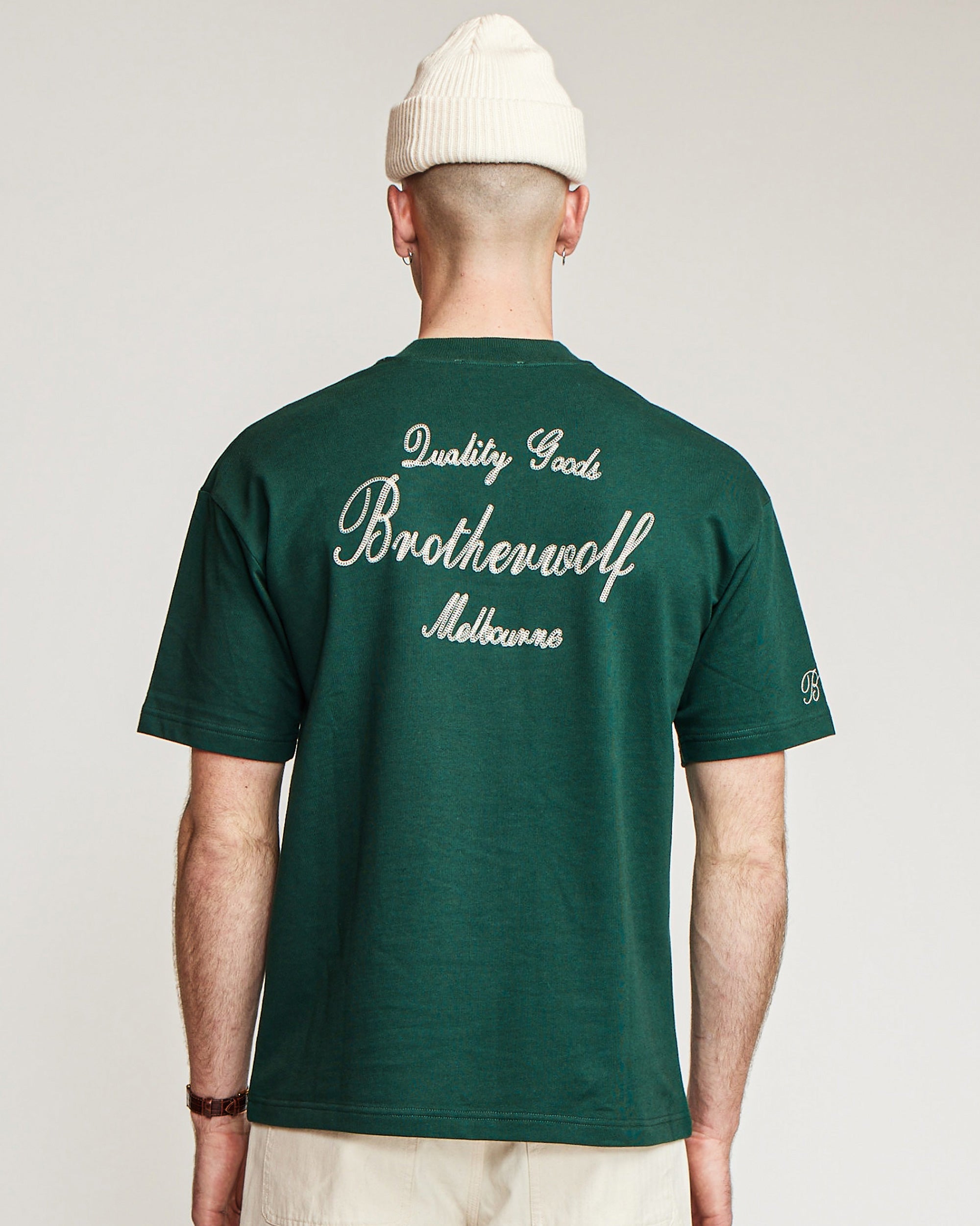 Quality Goods Tee - Bottle Green