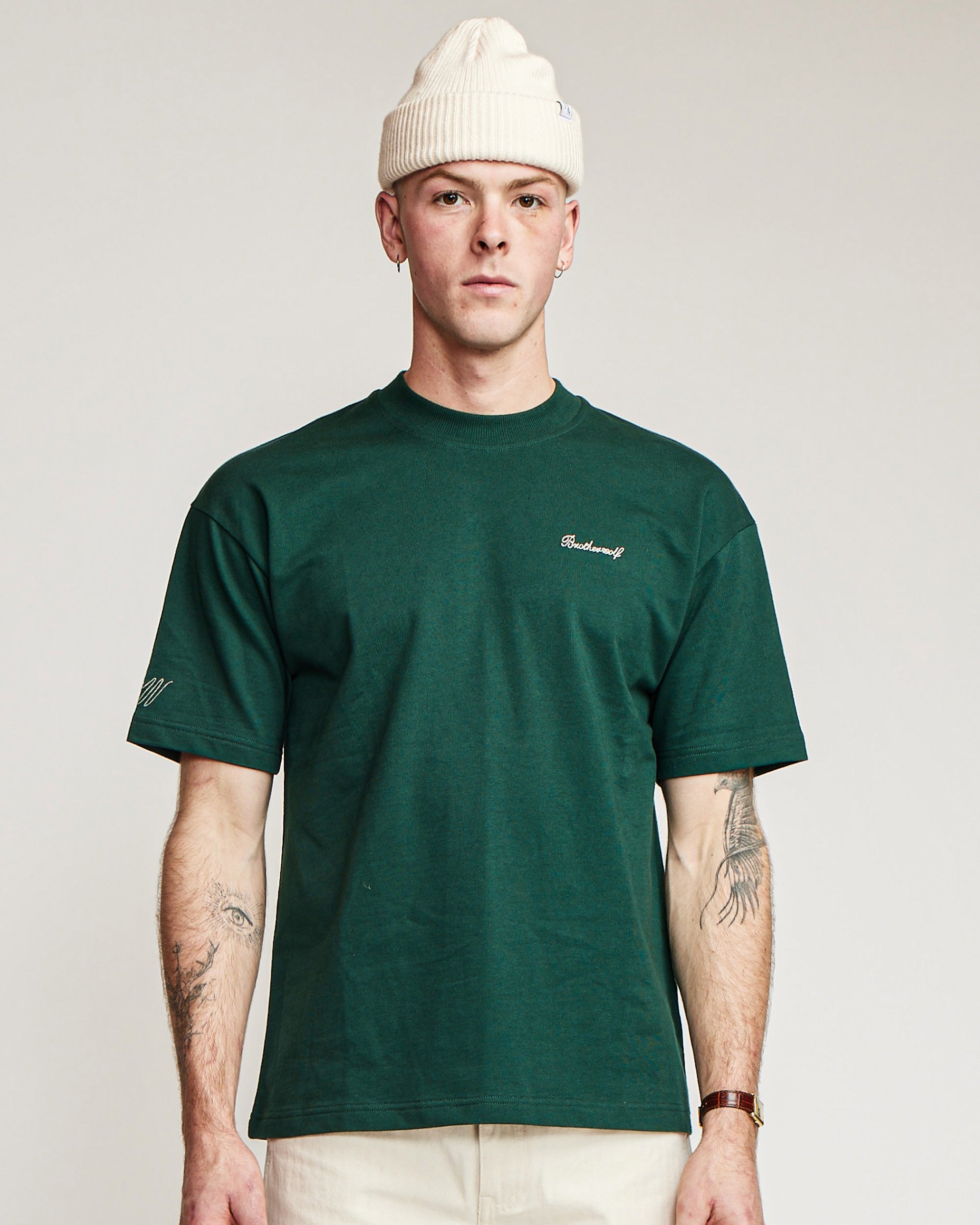 Quality Goods Tee - Bottle Green