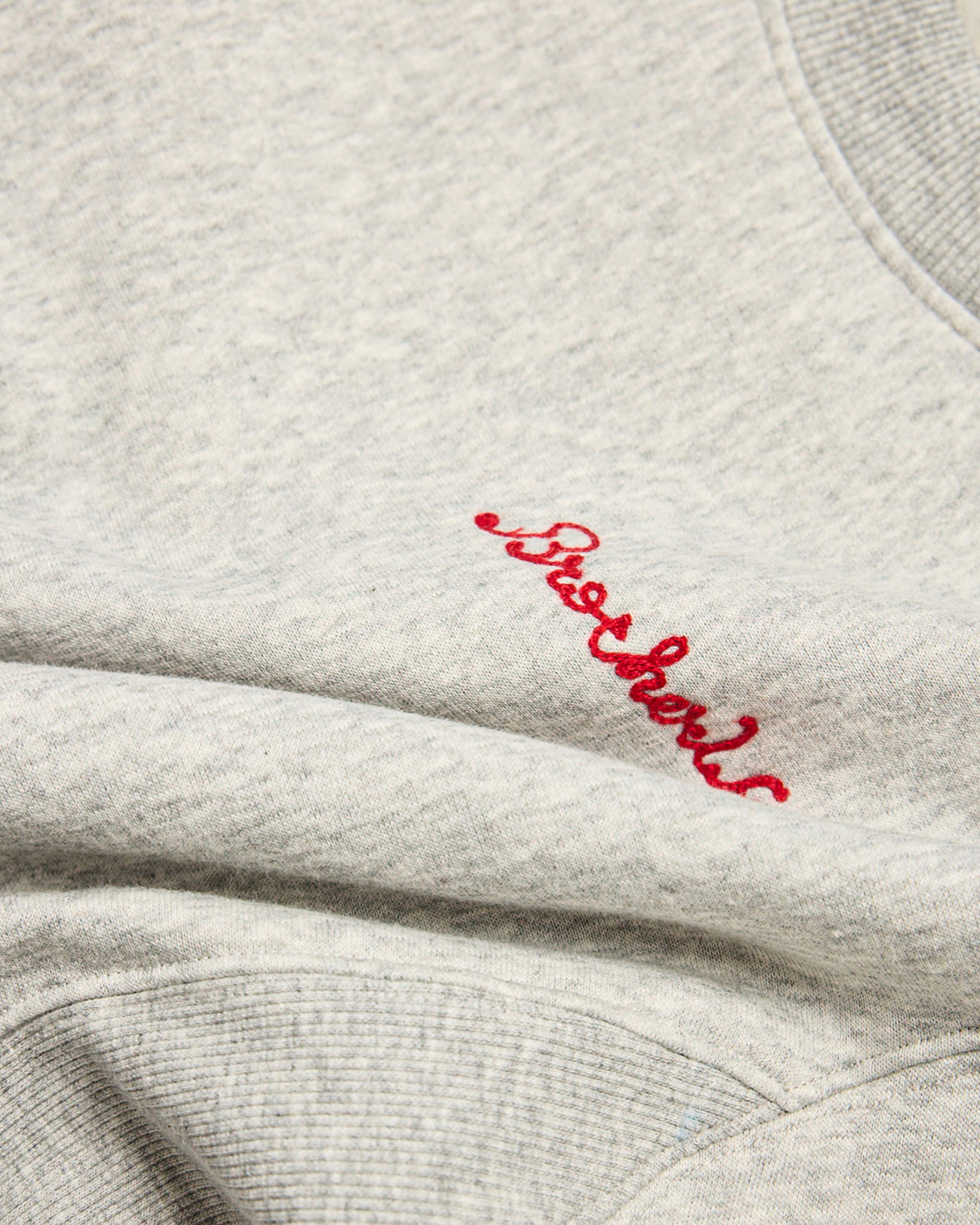 Chain Stitch Crew - White Marle