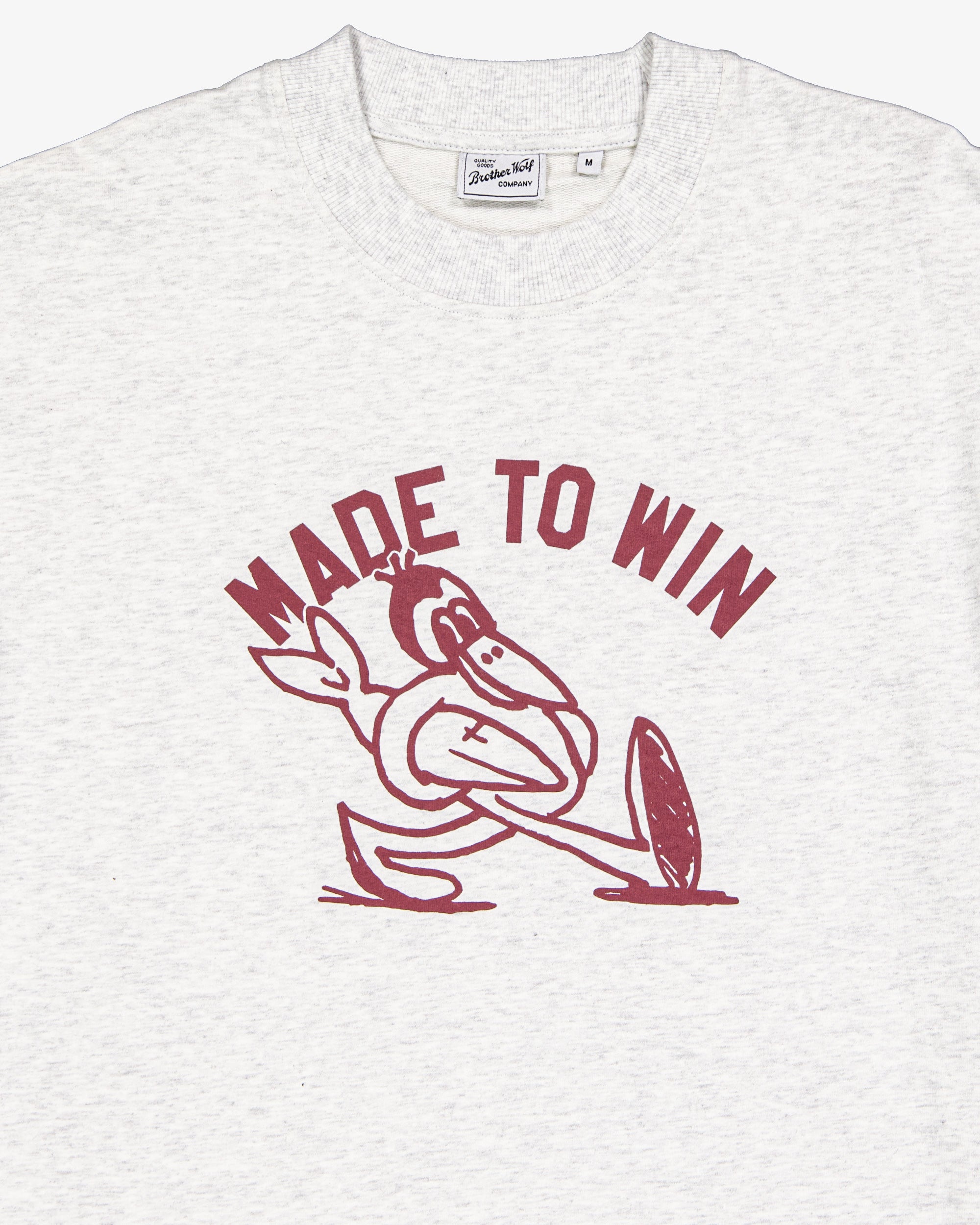 Oversized Tee - White Marle