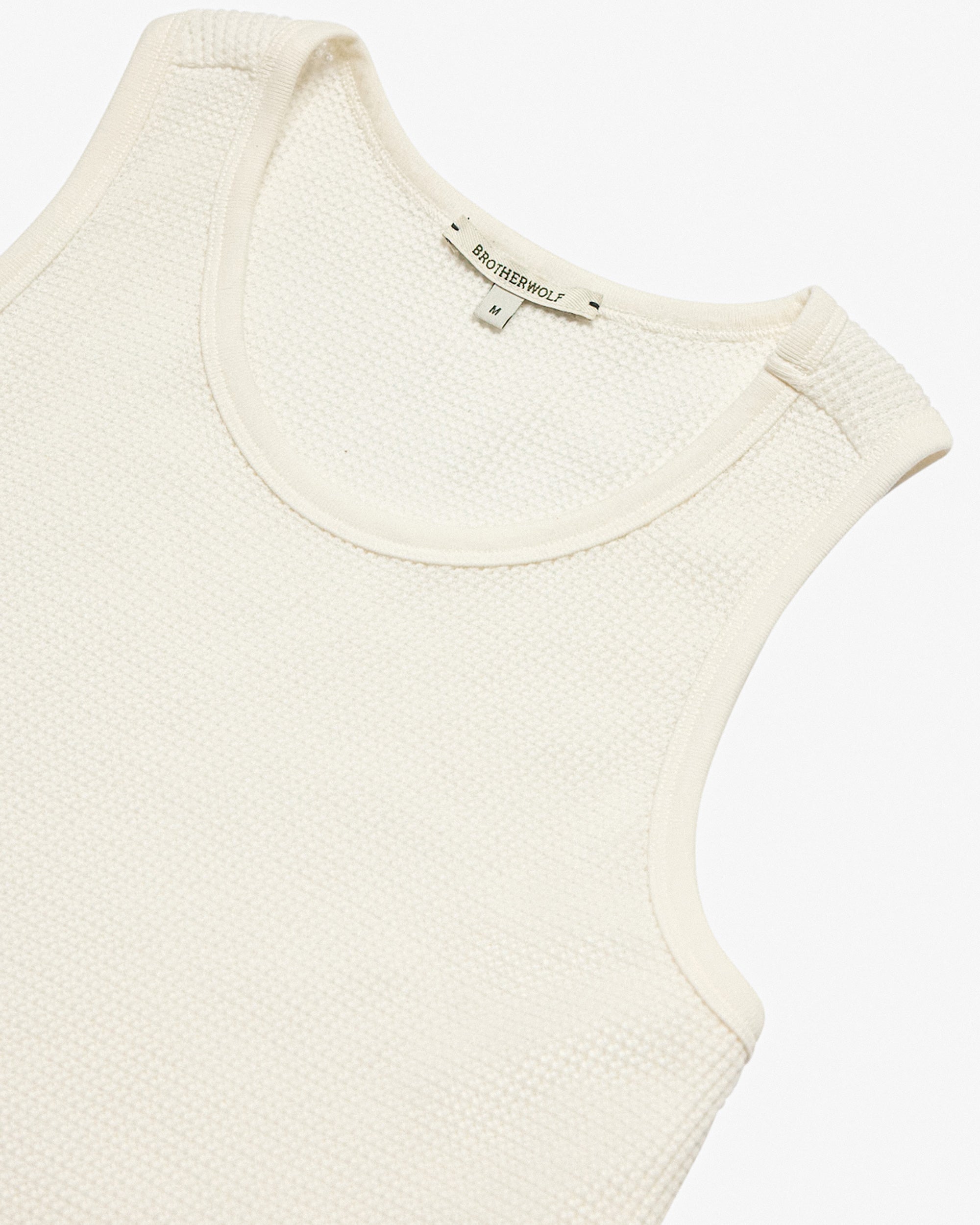 Perforated Tank - White