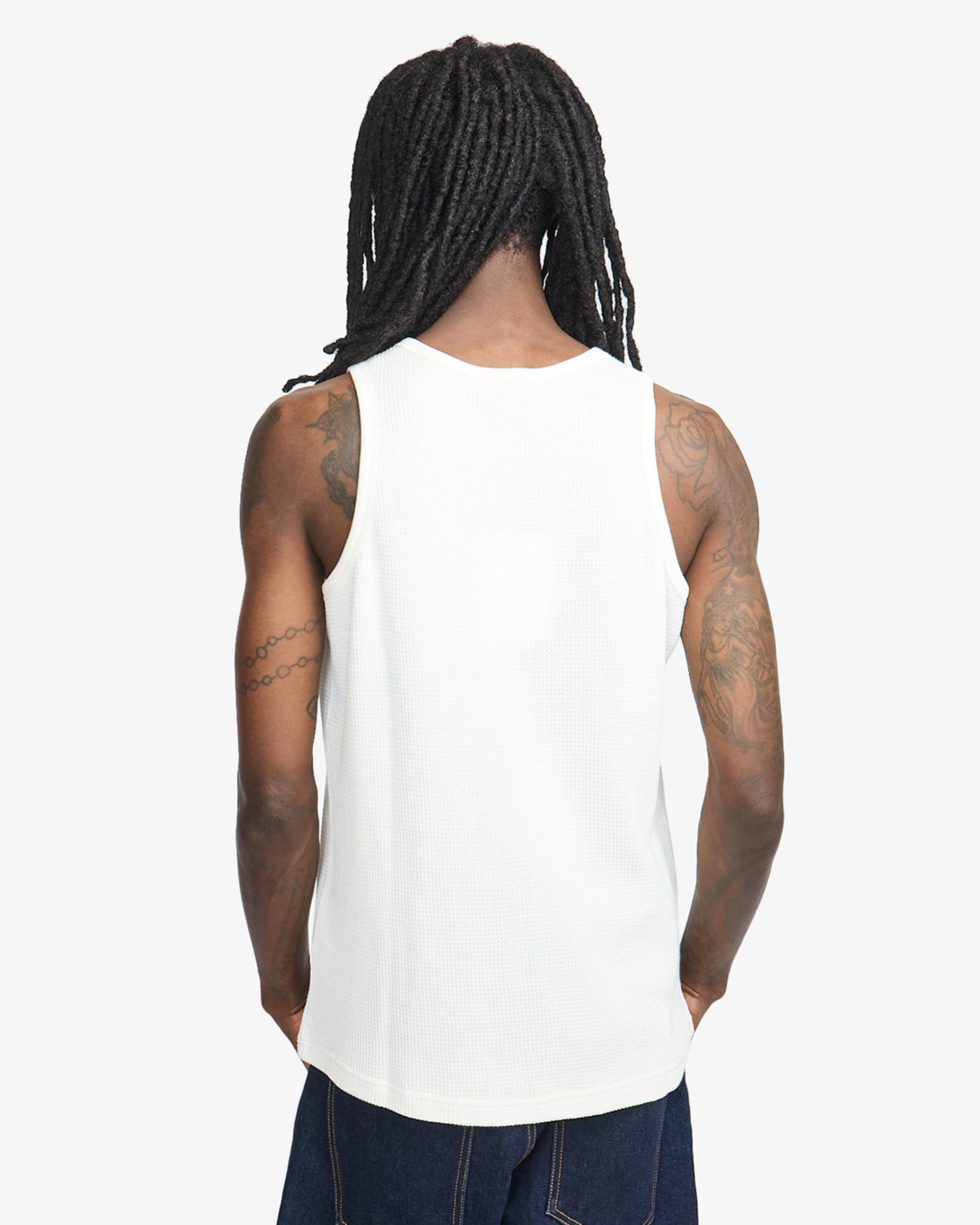 Perforated Tank - White
