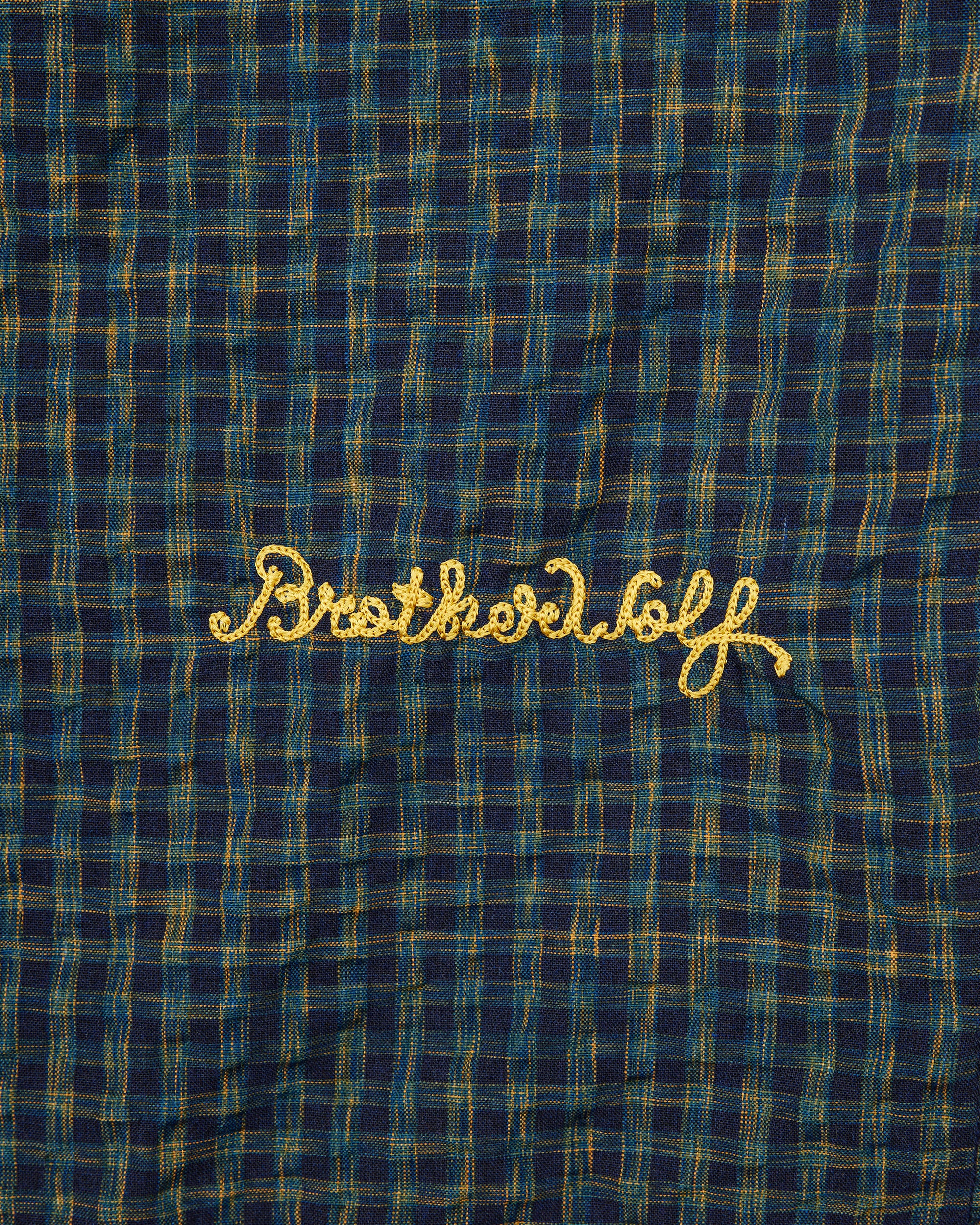 Check S/S Shirt - Navy