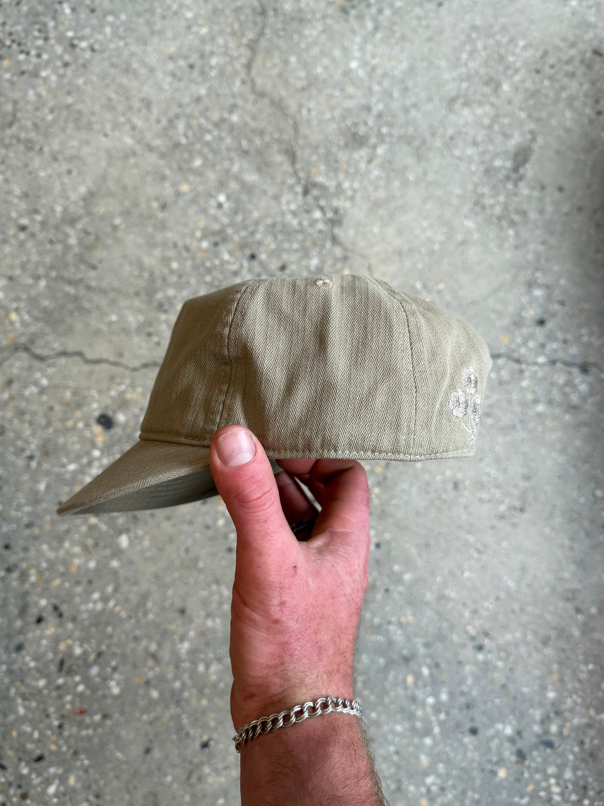 Plain Herringbone Cap