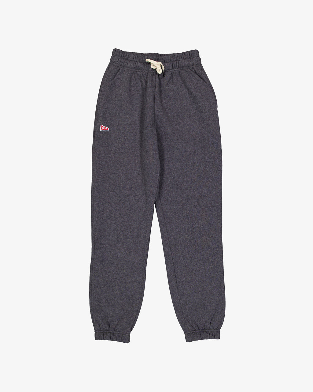 Flag Motif Sweats - Charcoal Marle