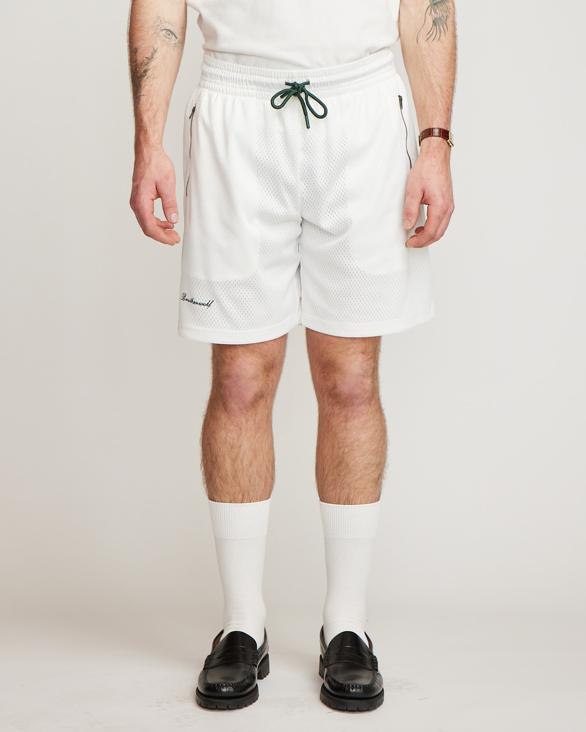 Mesh Shorts - Off White – Brotherwolf