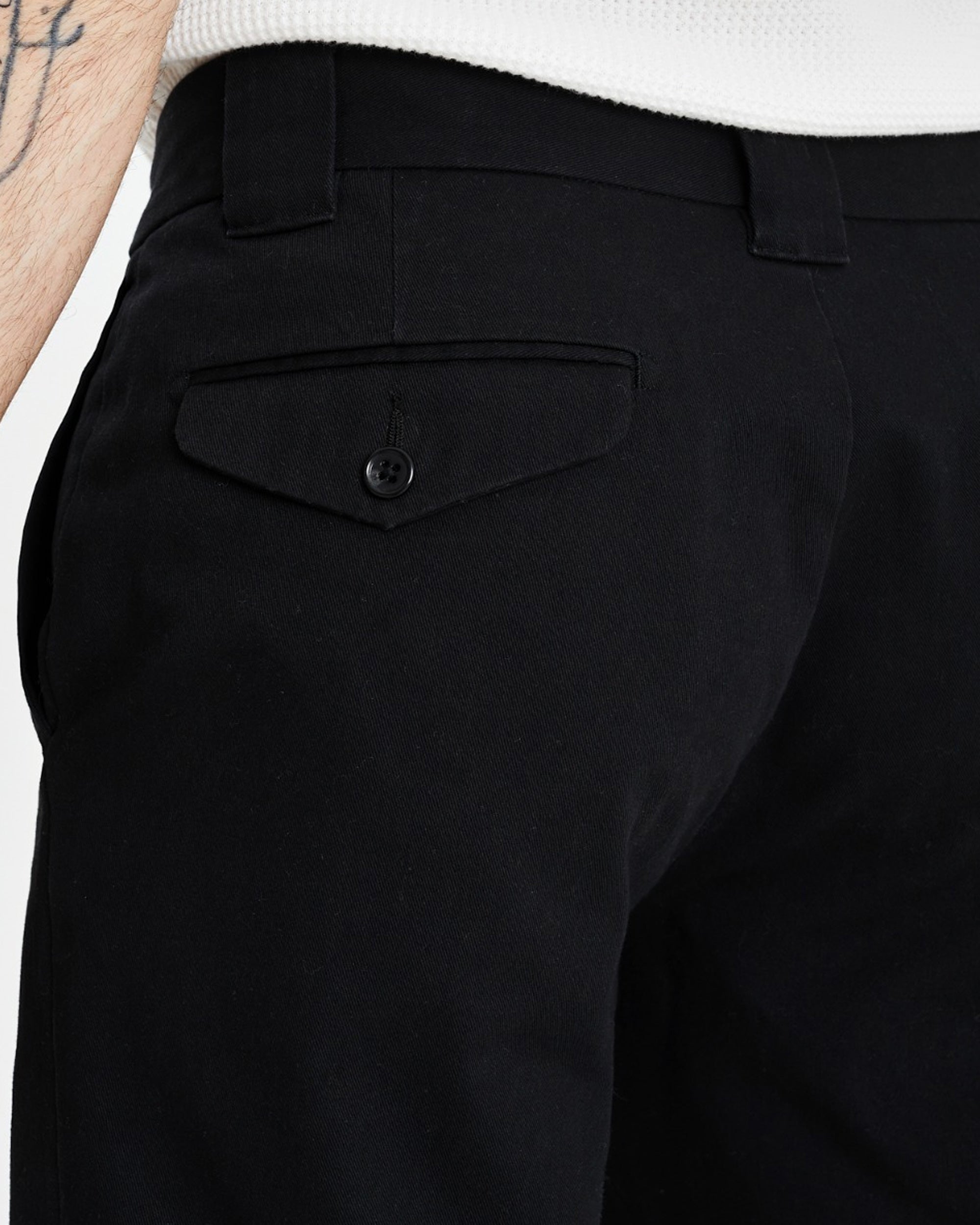 Work Chino Short - Black