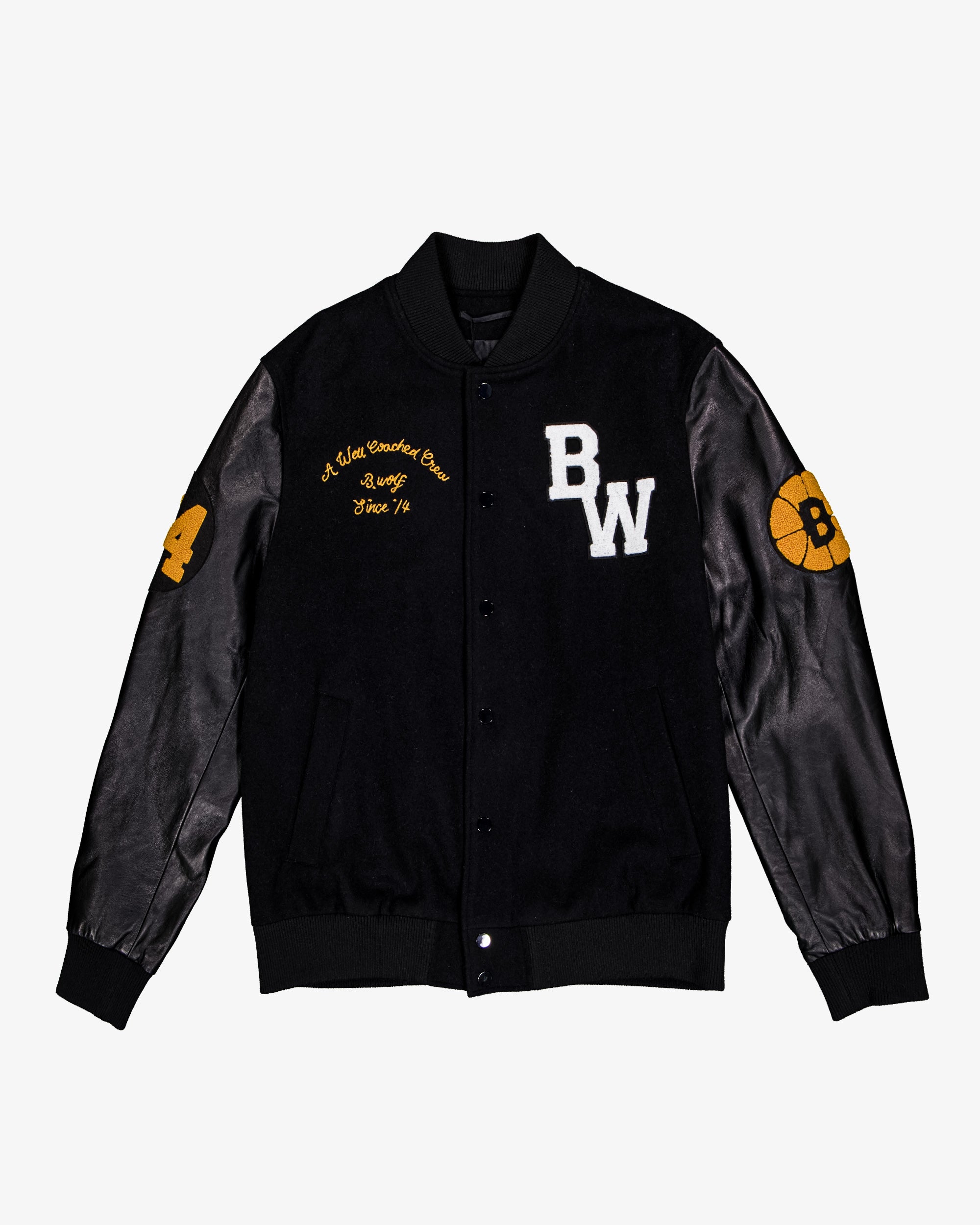 League varsity bomber - Black