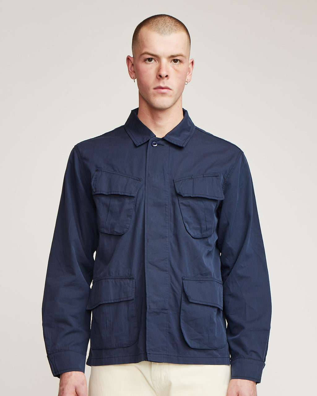 Utility Jacket - Navy Blue