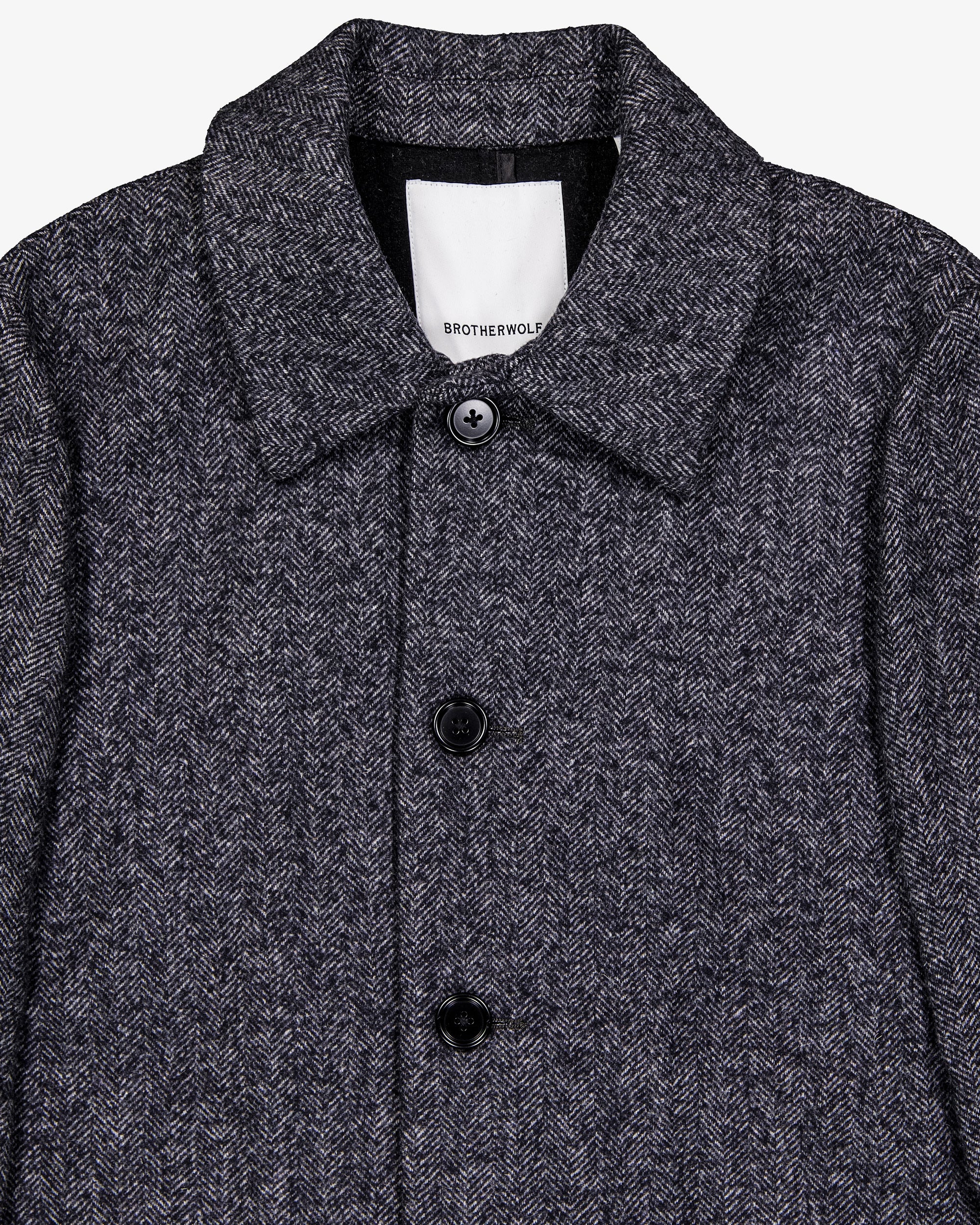 Louis overcoat - Charcoal