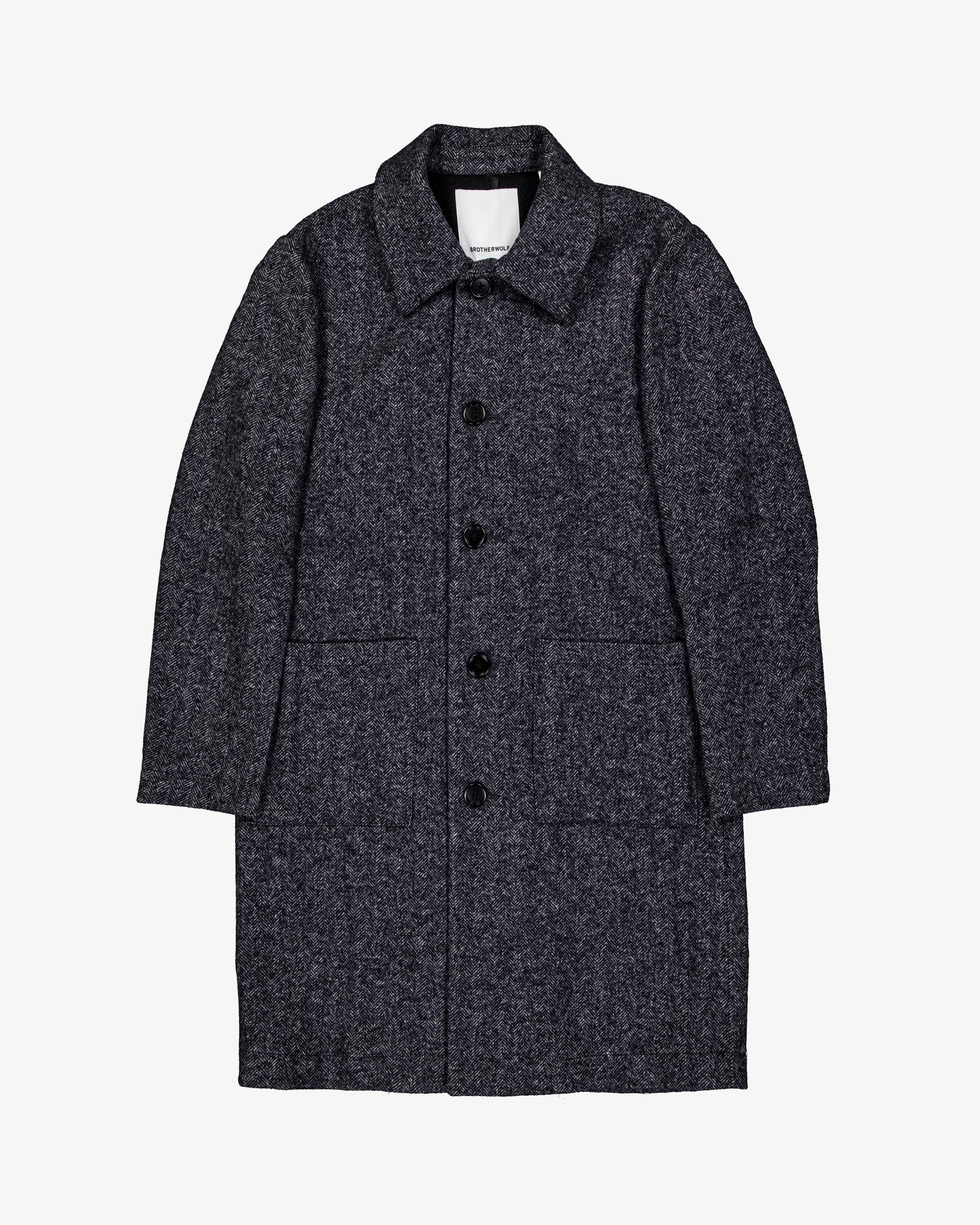 Louis overcoat - Charcoal