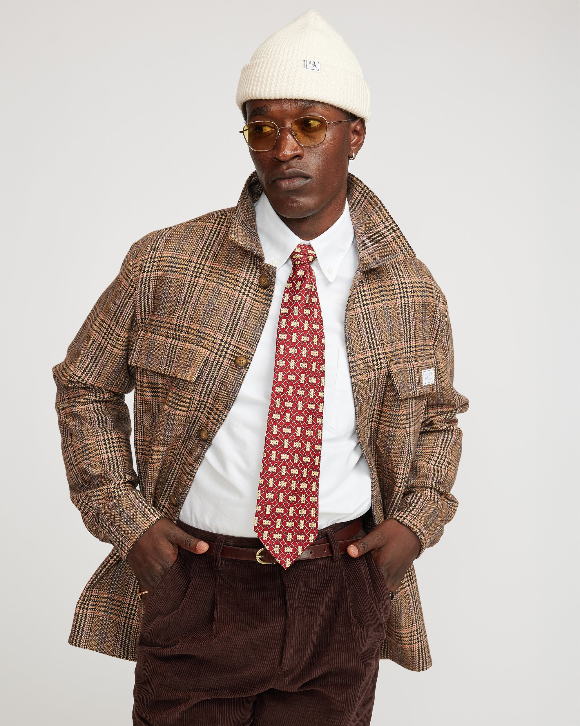 Jamestown Overshirt - Camel – Brotherwolf