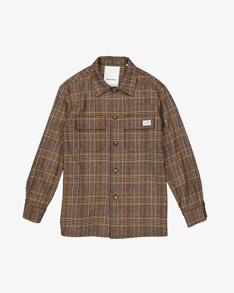 Jamestown Overshirt - Camel – Brotherwolf
