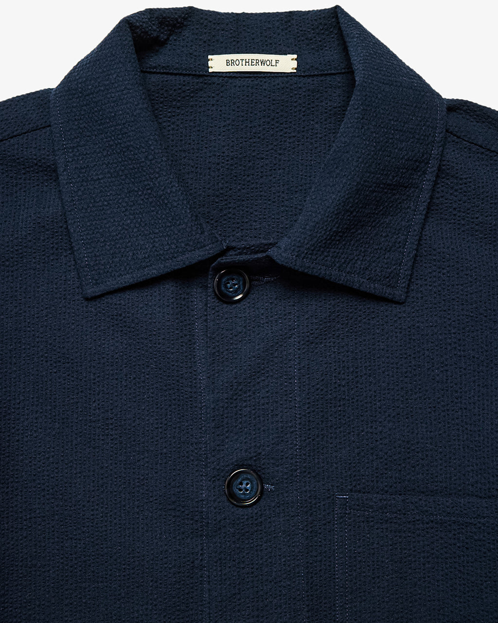 Seersucker - Navy