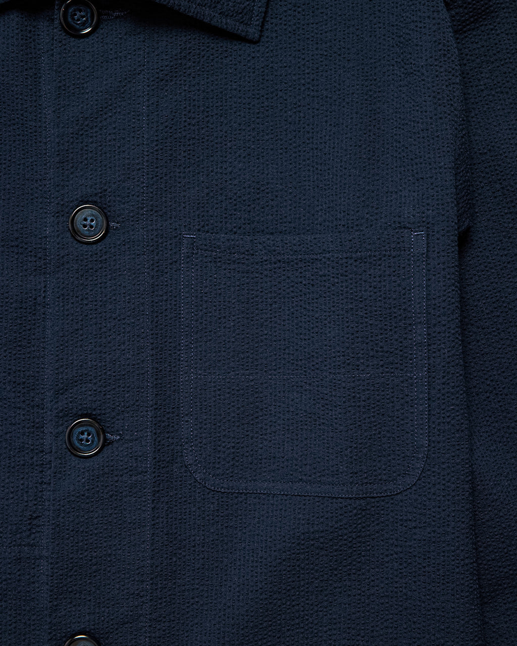 Seersucker - Navy