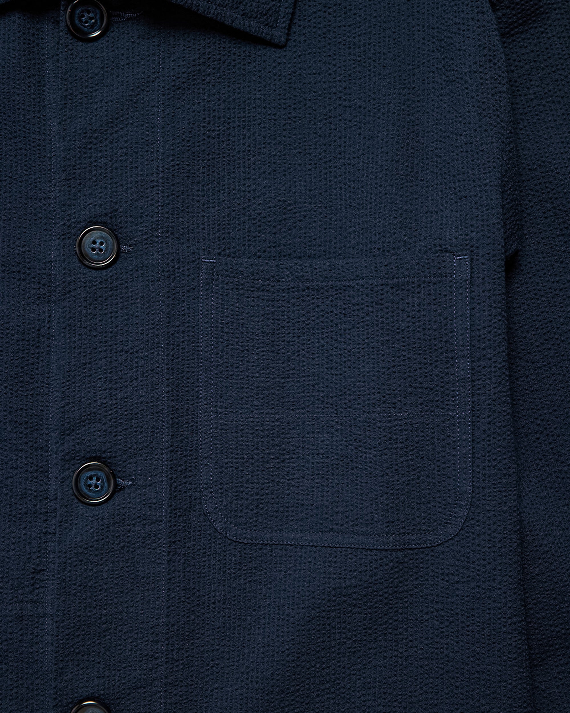 Seersucker - Navy
